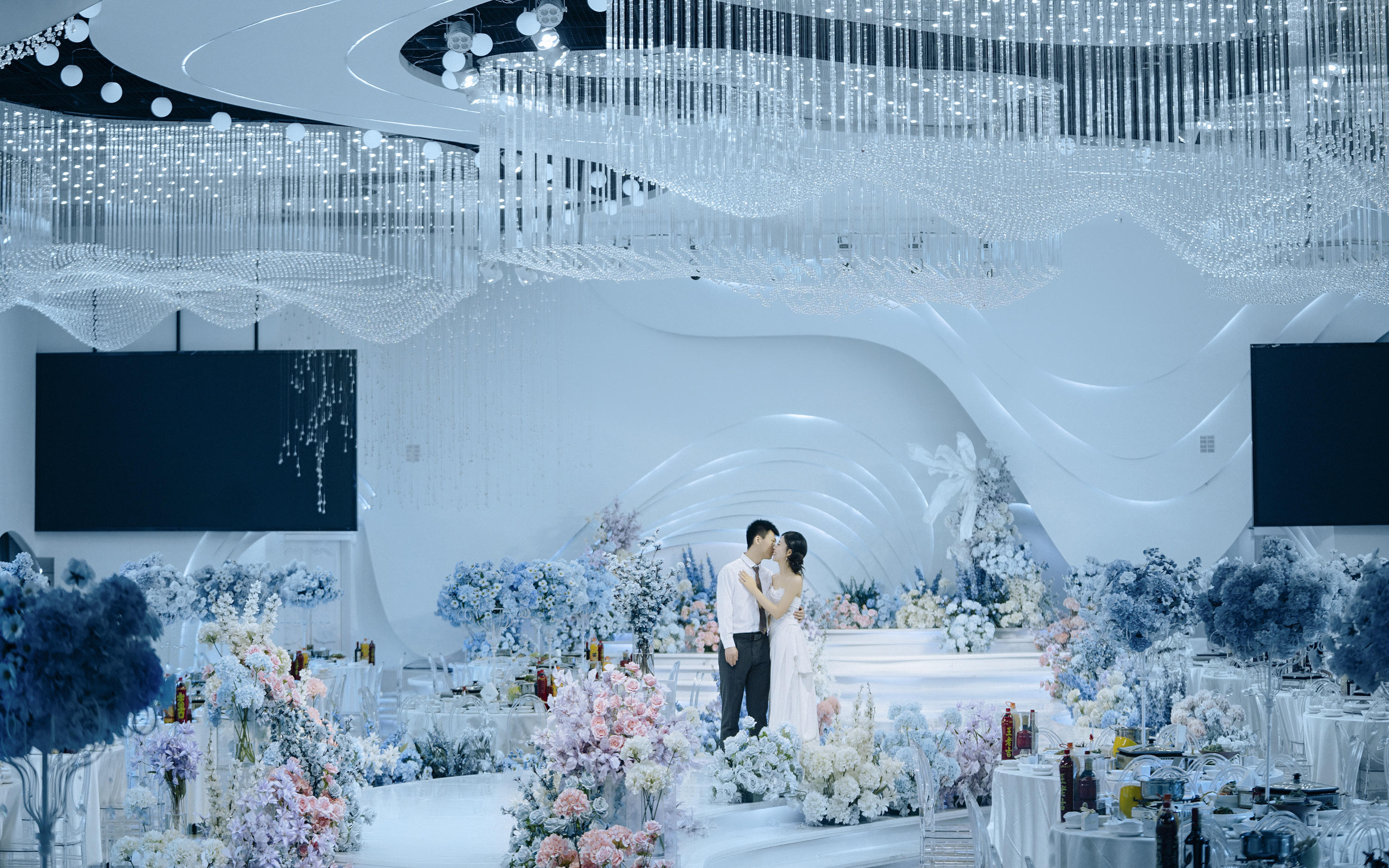 《碧城廳》婚禮堂-客人純布置3