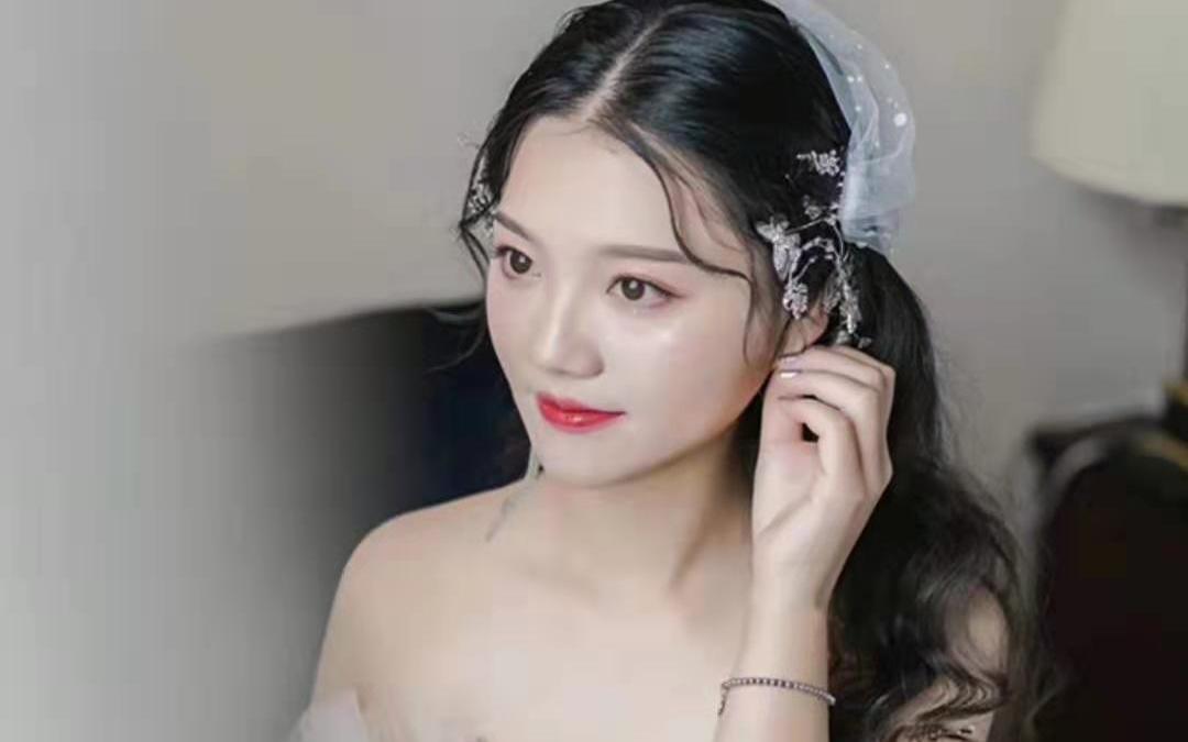 女神甜美文雅新娘造型分享