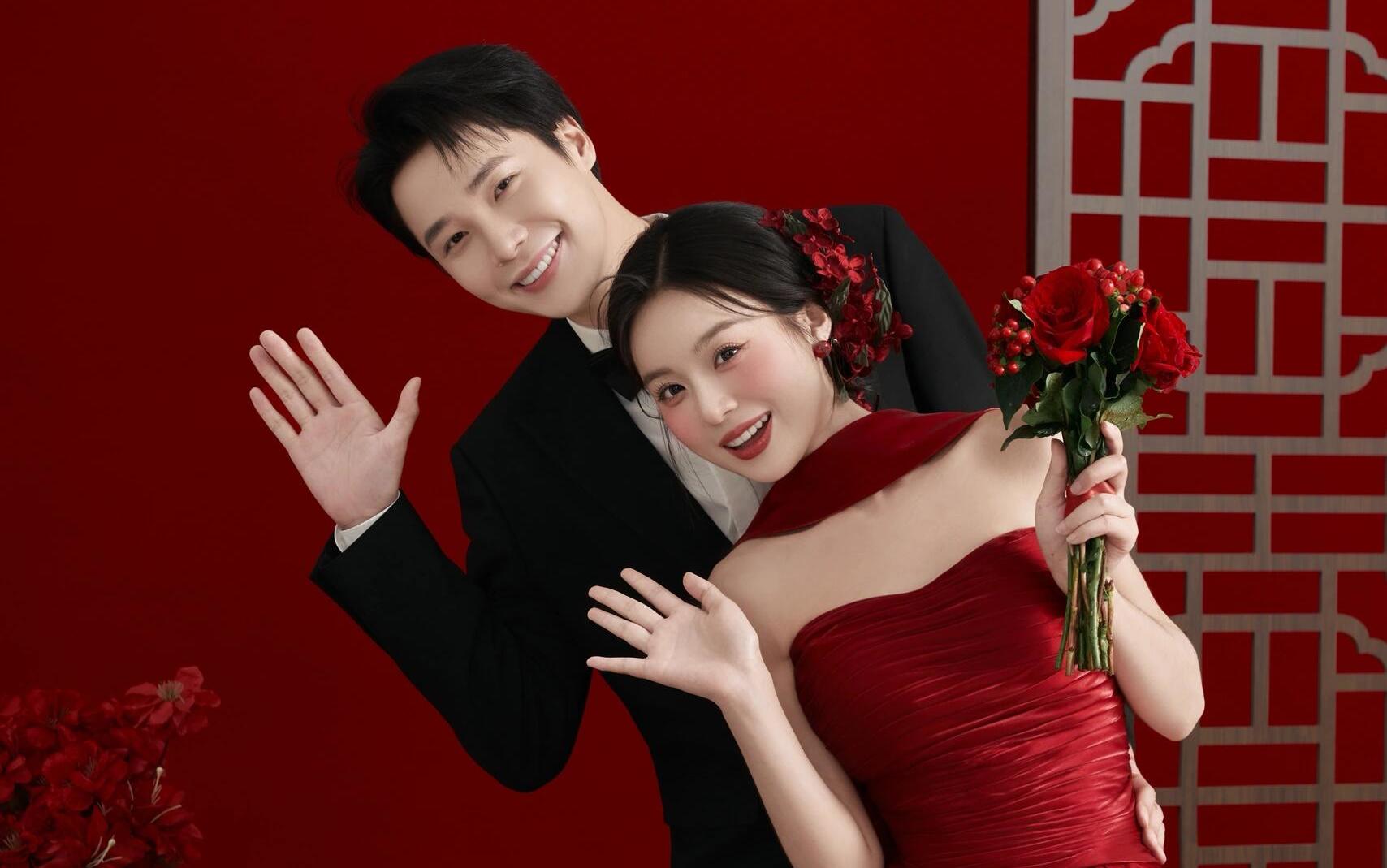十光堇 | 真的好愛我的小紅裙～喜嫁婚紗照