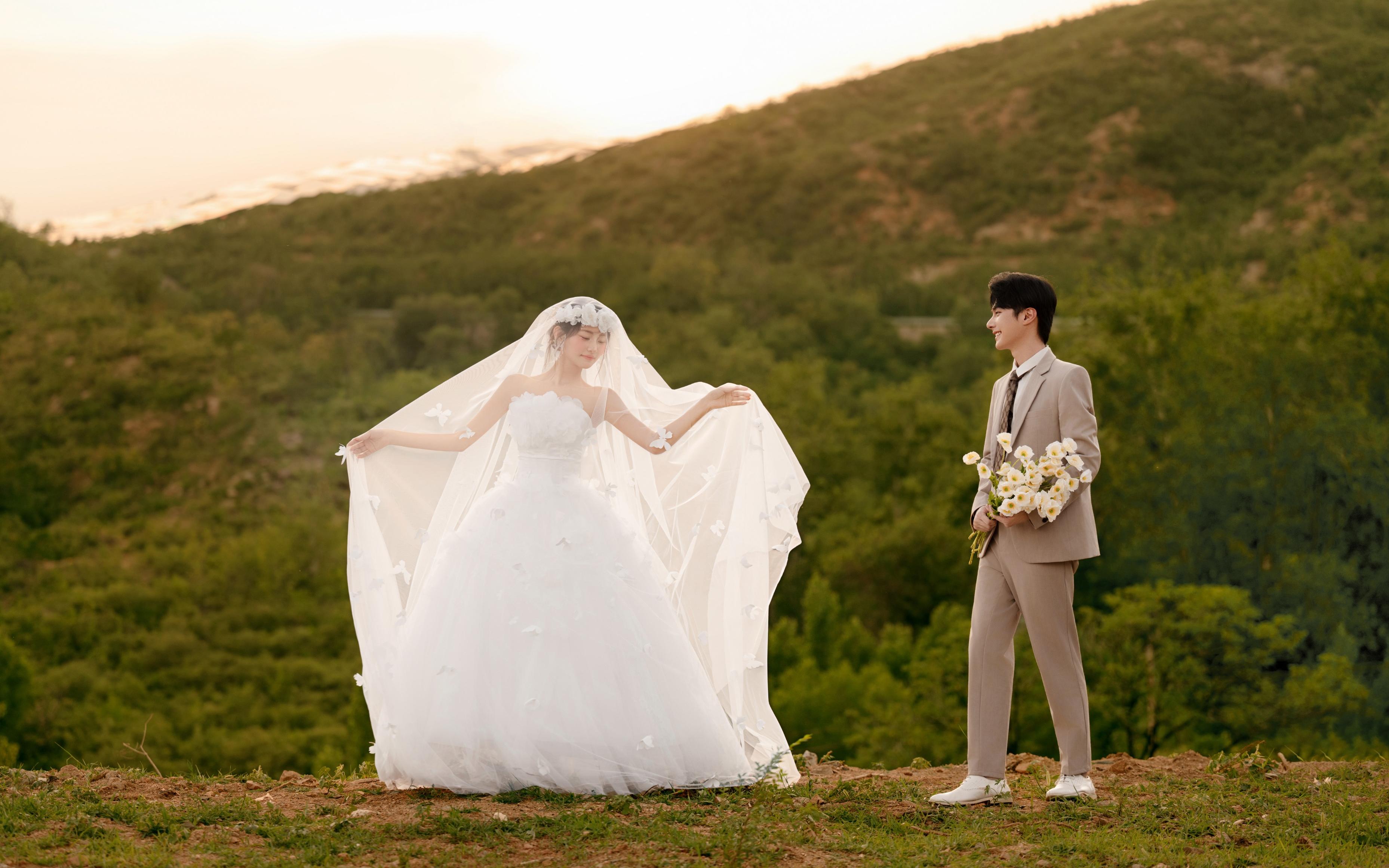 【微光向晚】夕阳山顶婚纱照