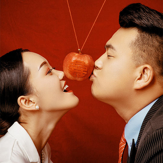 喜嫁風(fēng)格婚紗照-喜歡就嫁了吧