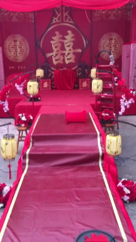 坝坝宴性价比之选中式花轿婚礼