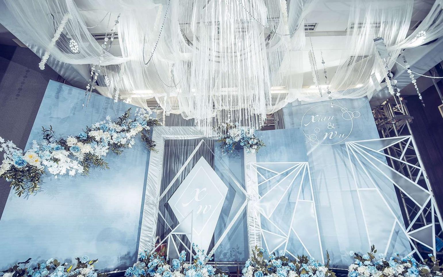 【大成唯爱】“蓝染”简约婚礼