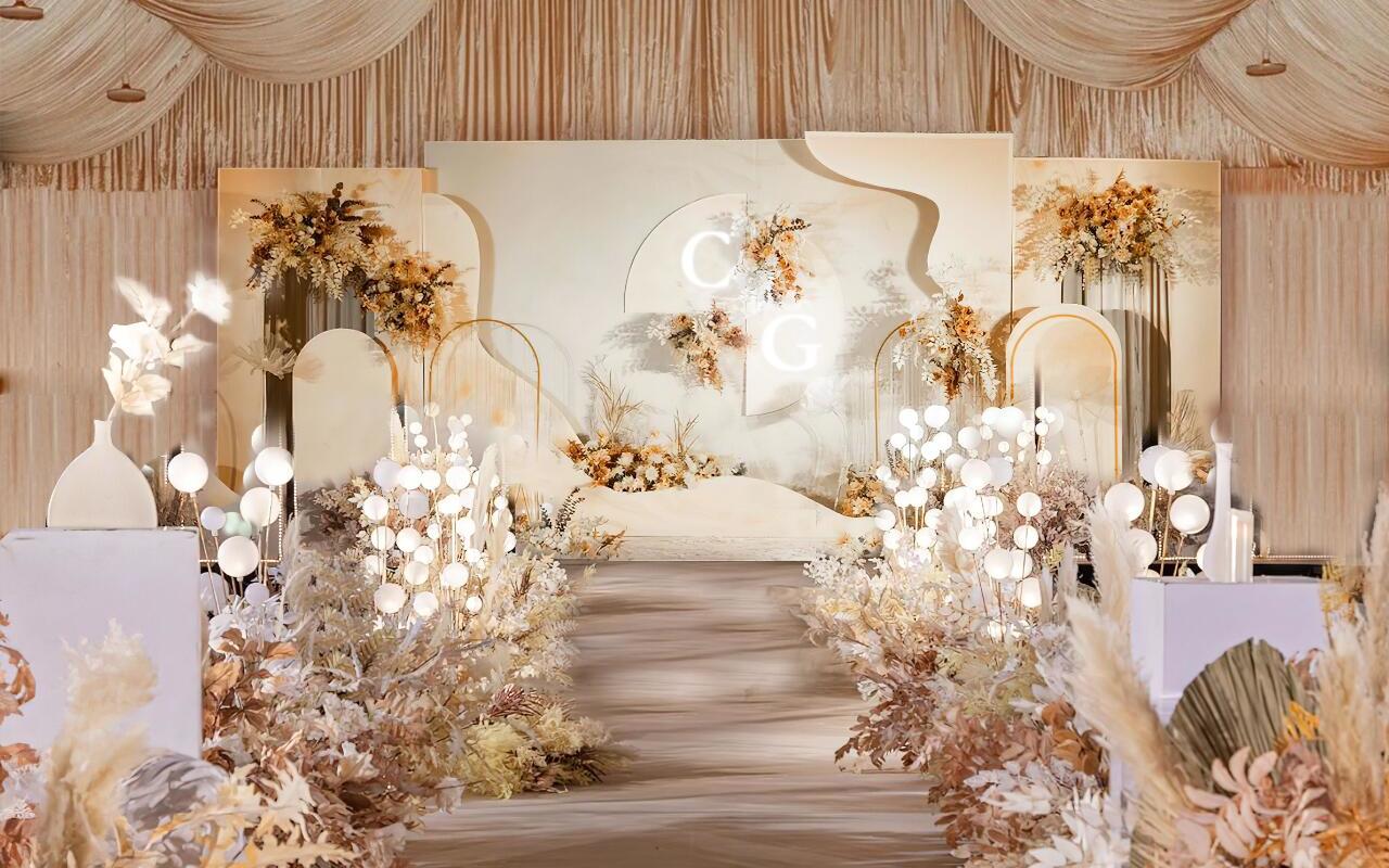 MEMO美慕|温暖香槟色婚礼