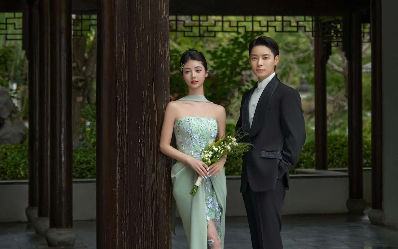 清風雅竹｜一定要拍一組園林風婚紗照