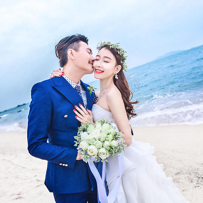 『台北时尚』海景小清新系列婚纱照