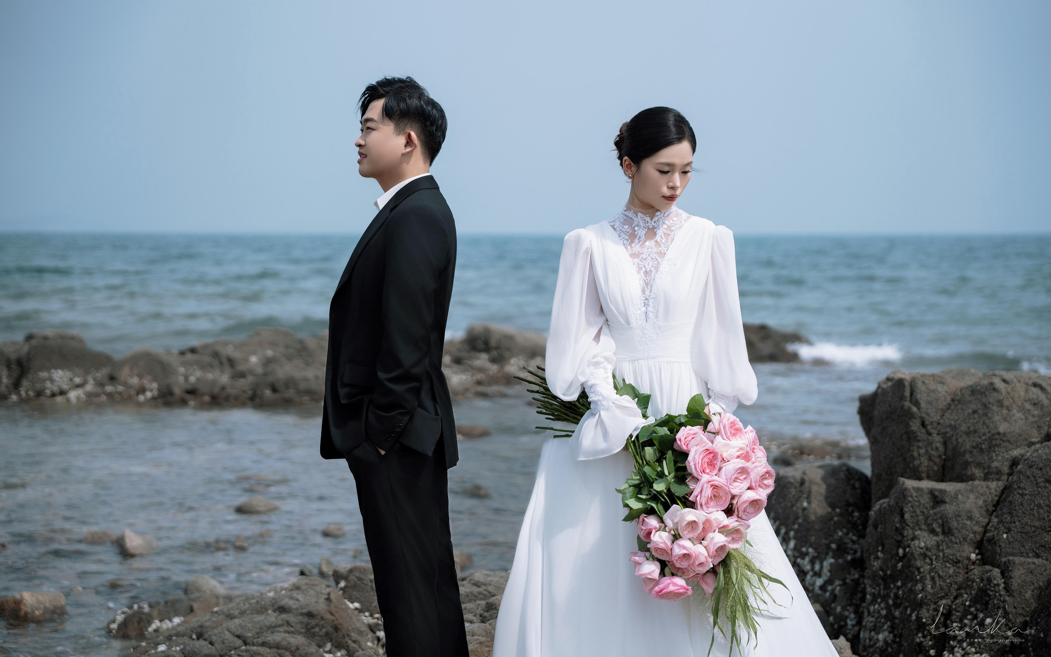  【岚卡映像】情绪感海边婚纱照