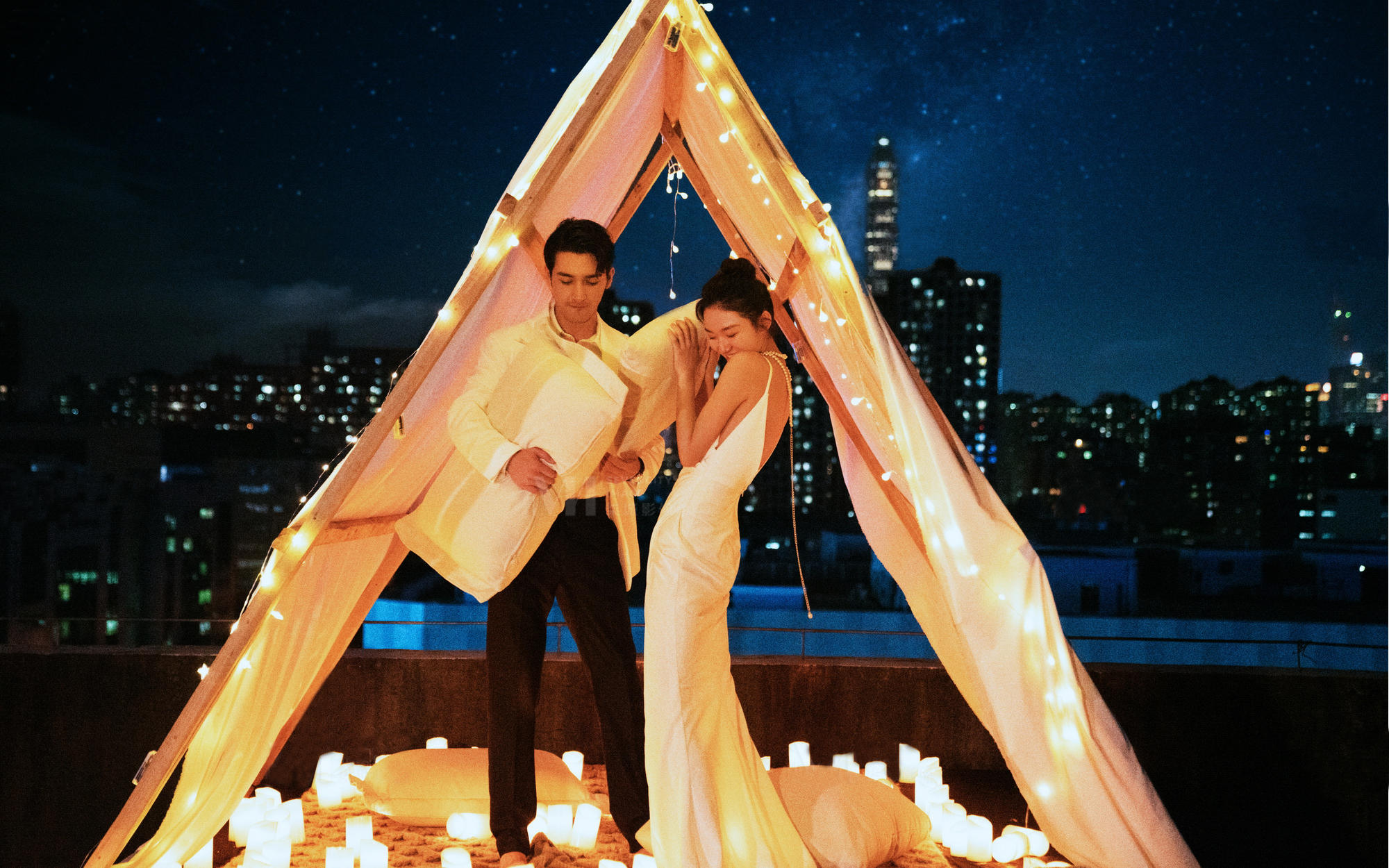 【星空系列】潮拍夜景+电影质感+内外景双拍