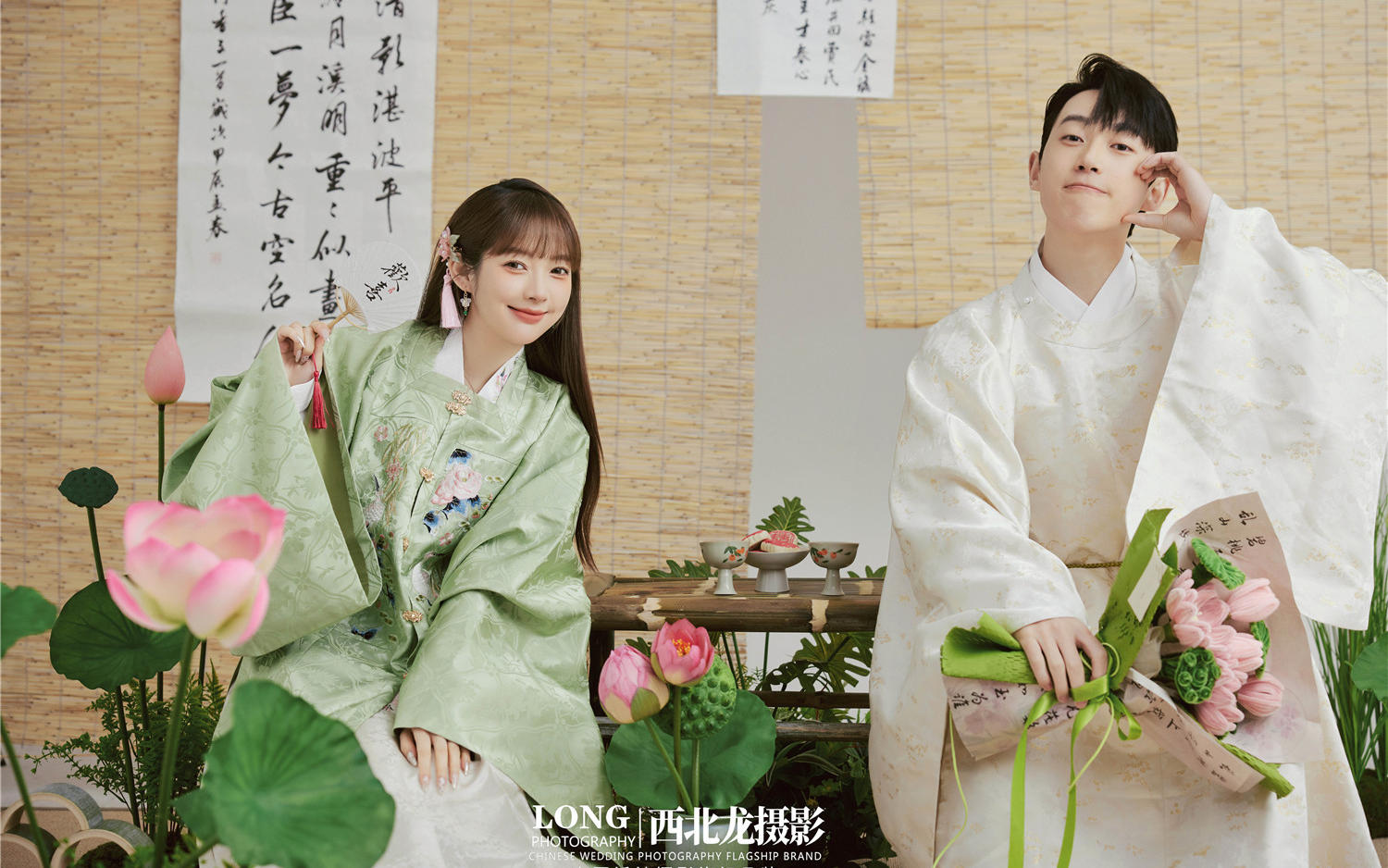 【西北龙摄影】甜度满分的小清新汉服婚纱照
