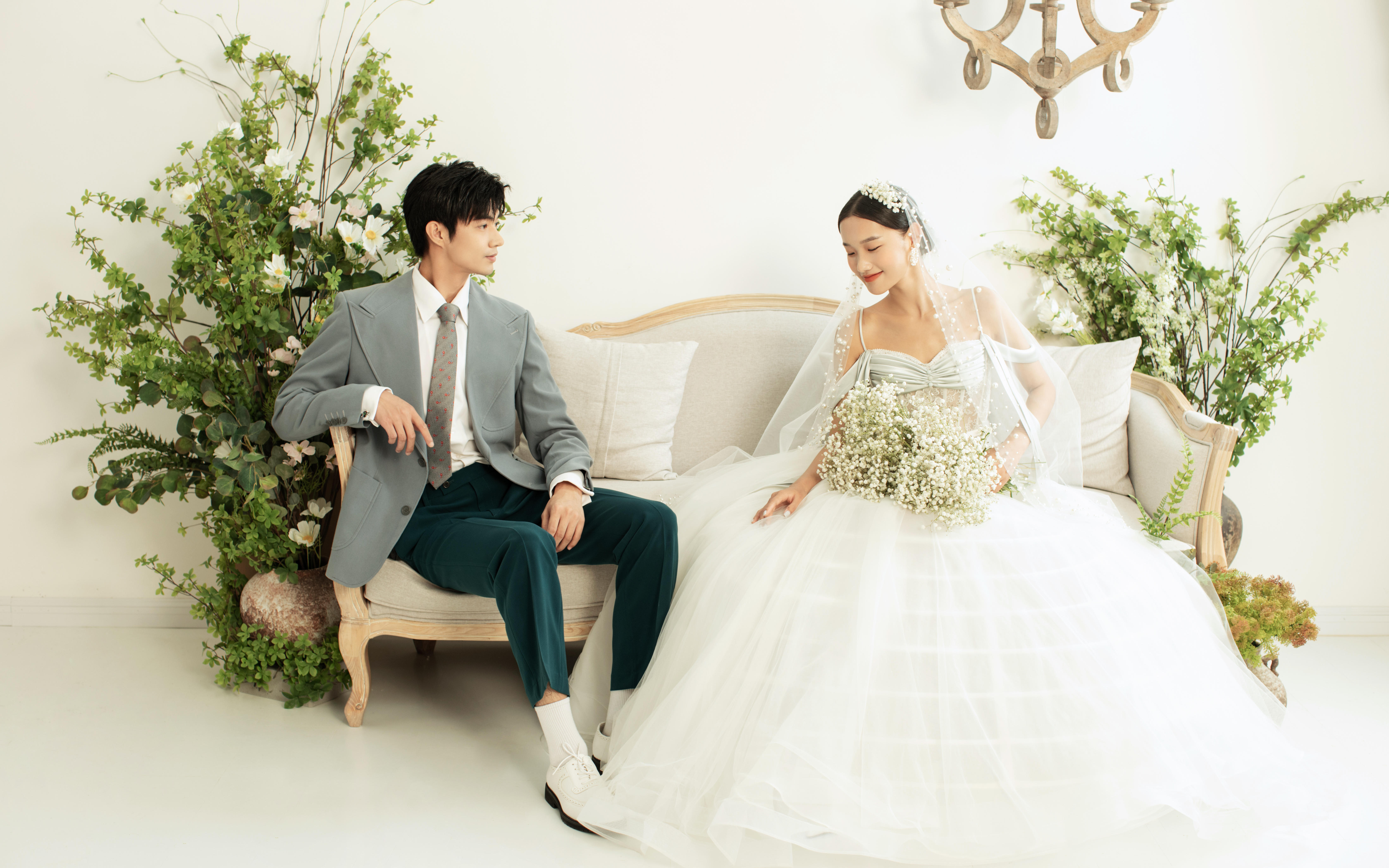 鲜檬钟爱一生|我们的内景婚纱照