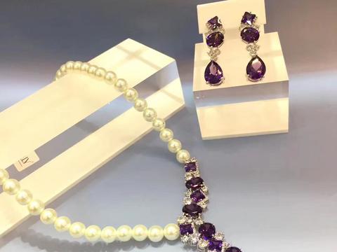 高贵紫水晶珍珠（小套装）