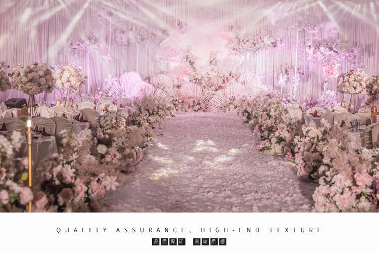 新款婚庆仿真花尤加利盆花路引花舞台花