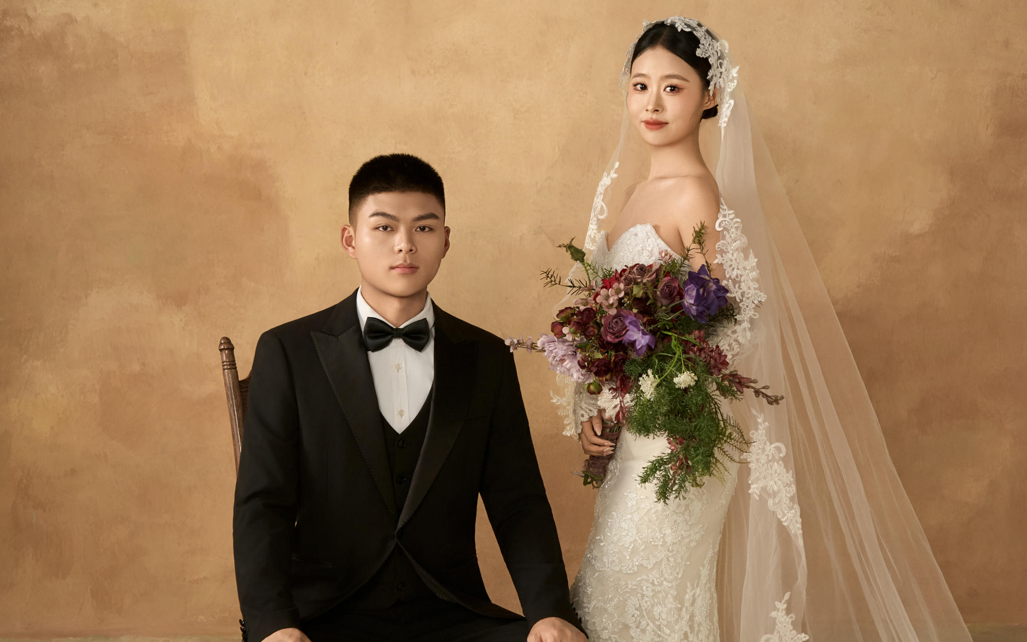 ??高級(jí)感油畫婚照｜藏不住的浪漫