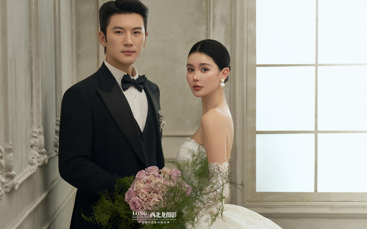 室内韩系蕾丝极简婚纱照💓真的巨巨巨出片