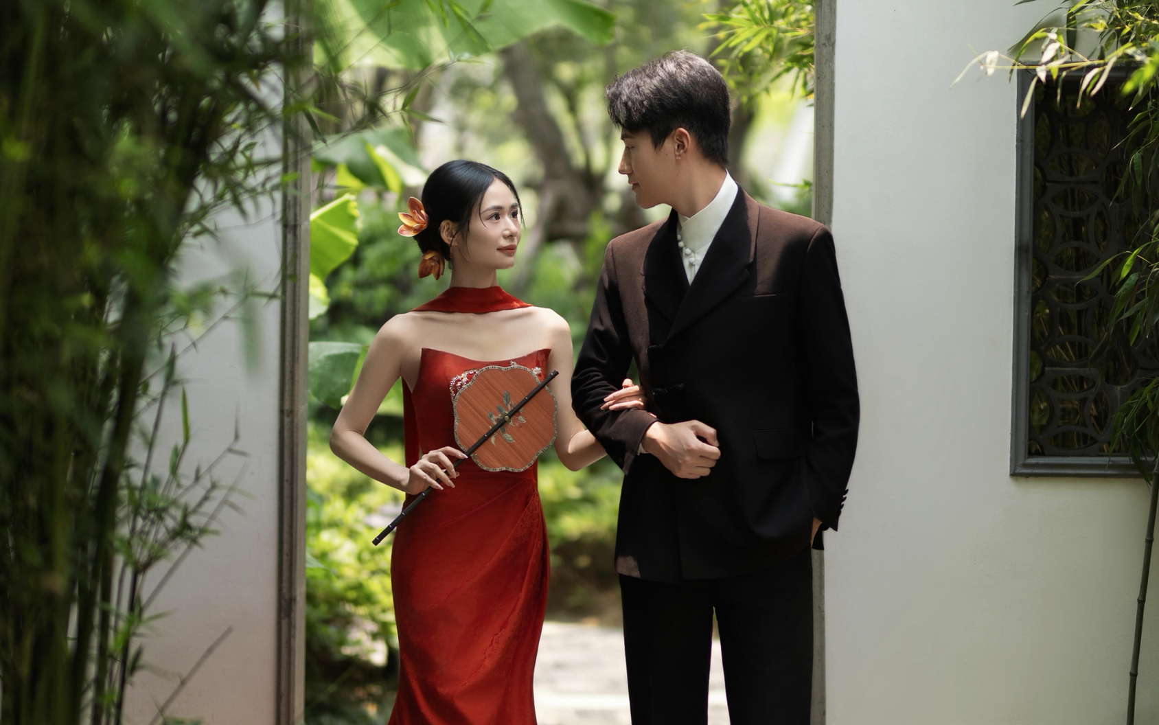 國風中國紅園林風