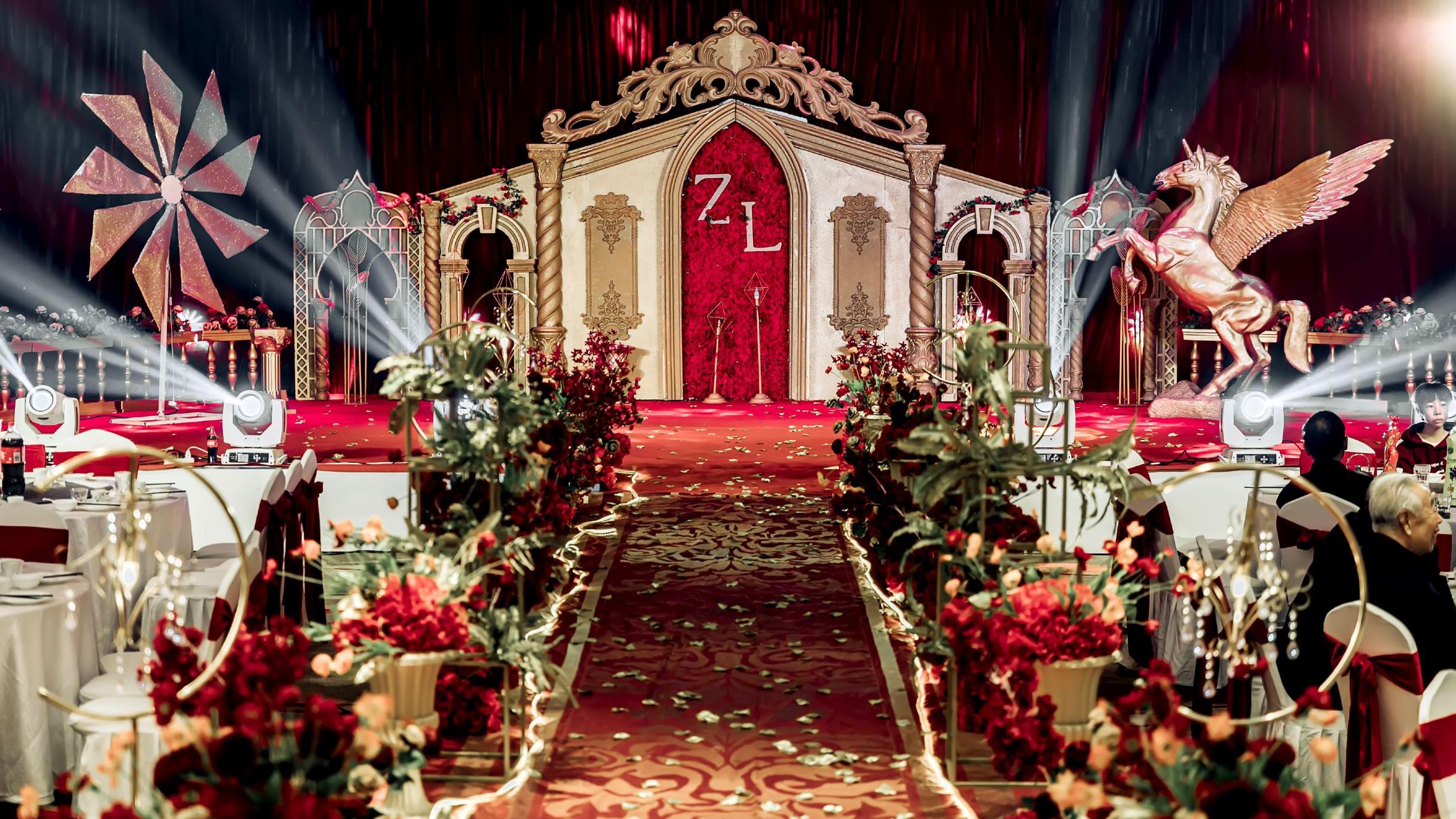 邯郸市艺都婚礼/巴洛克红金欧式/《仪式》