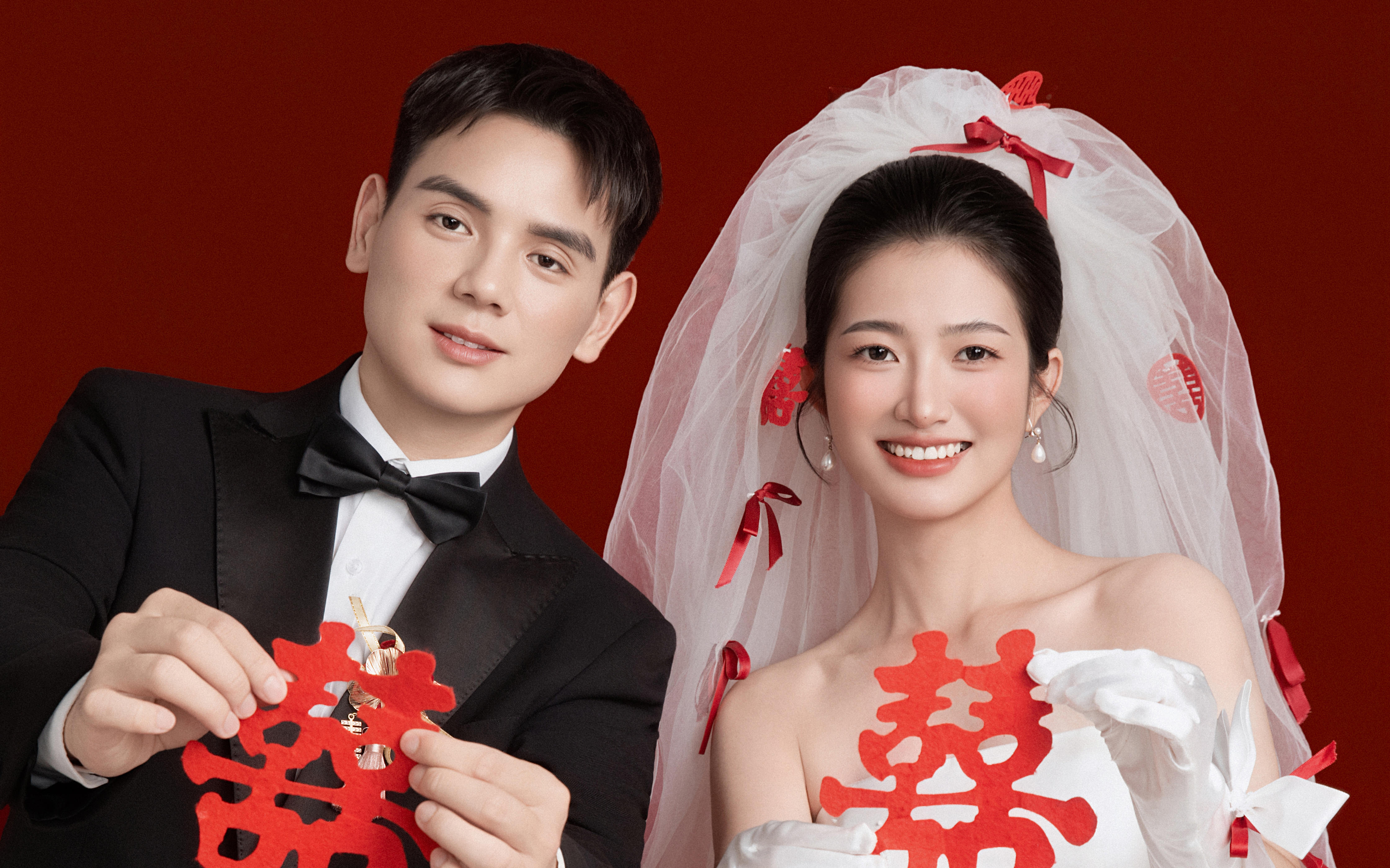 客片分享 | 甜度超标喜嫁婚纱照