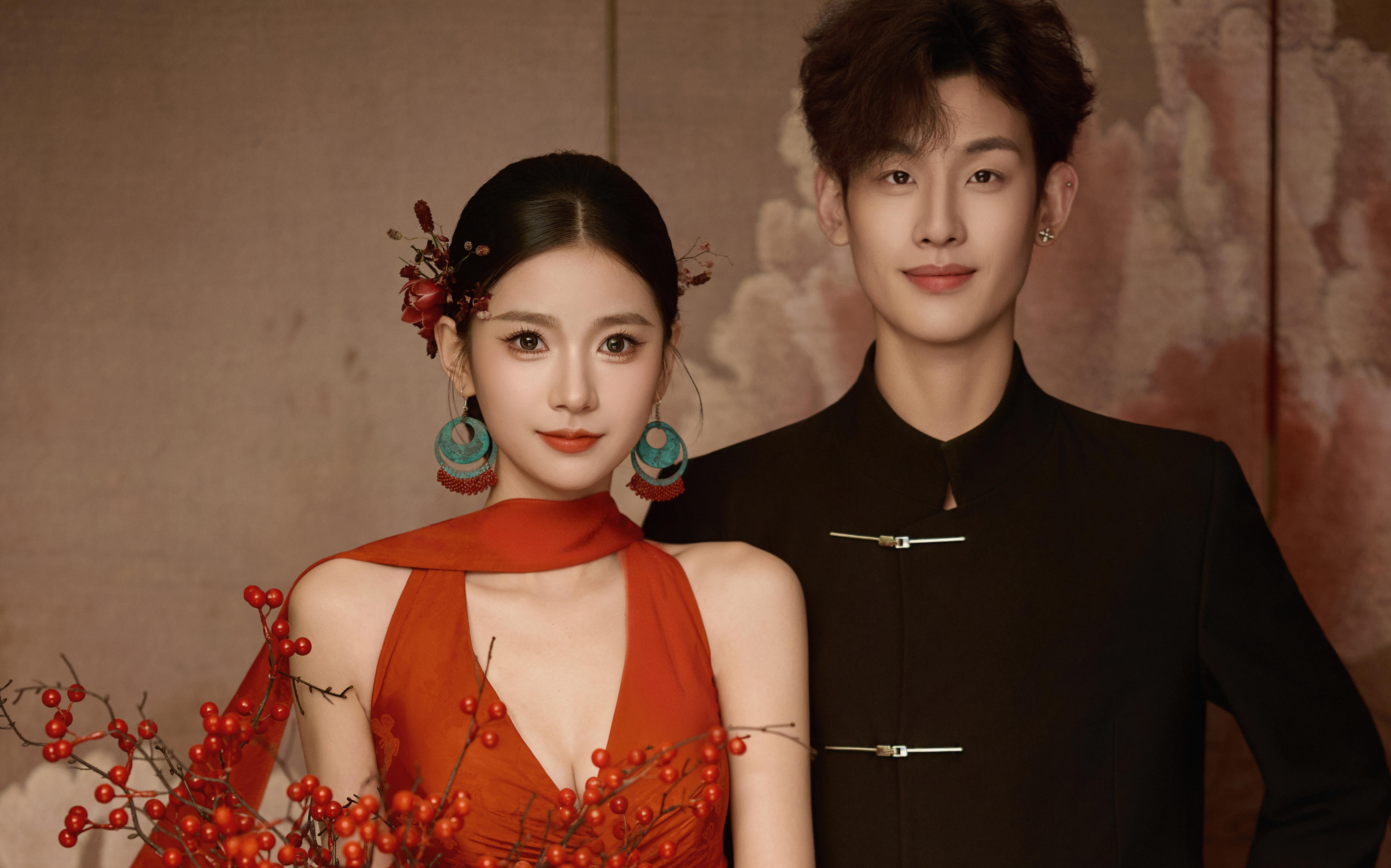 朱砂痣中式婚纱照~不撞款的高级感