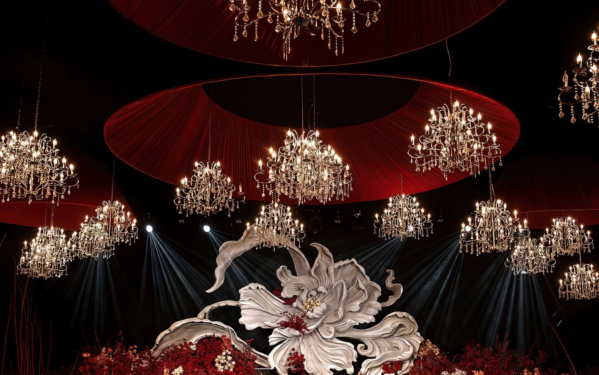 有點小奢的老錢風婚禮布置