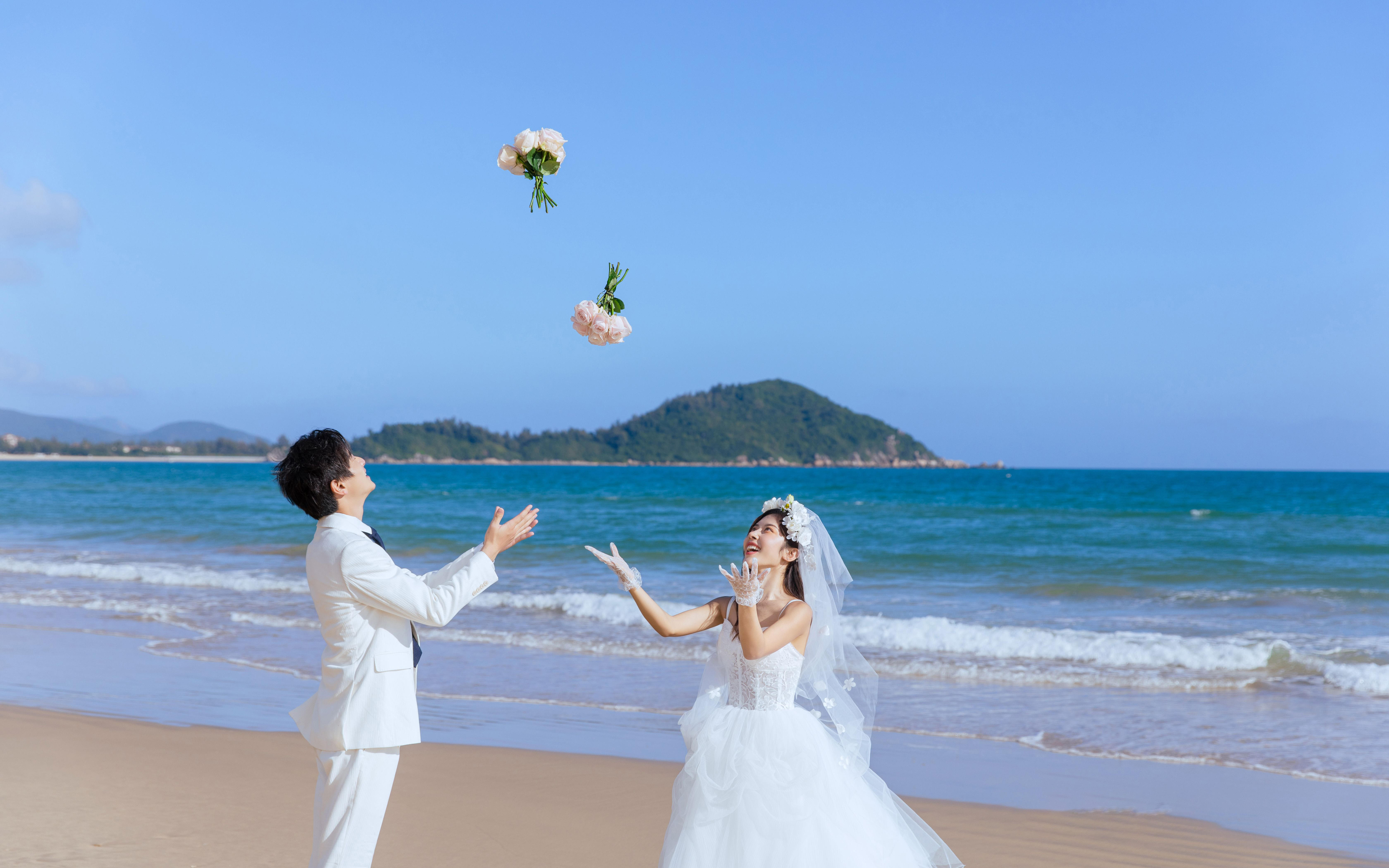 超級浪漫海景婚紗照