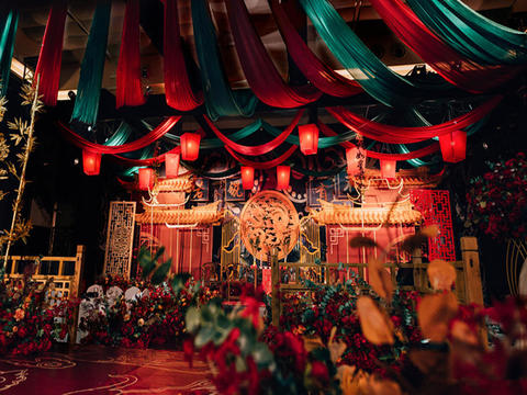 斯蔓婚礼-传统红色系中式婚礼 | 磐龙凤扬