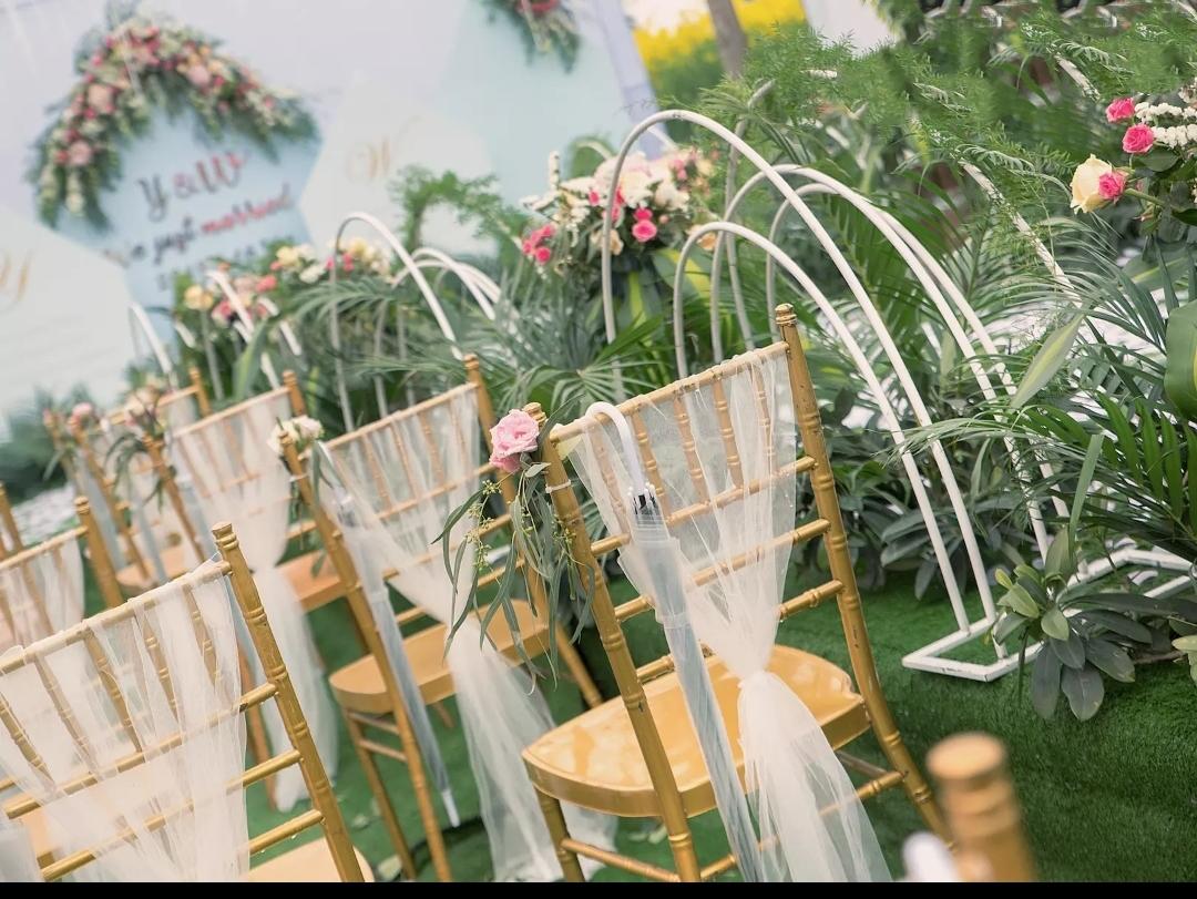 乡村田坝婚礼   全鲜花布置  创意婚礼设计