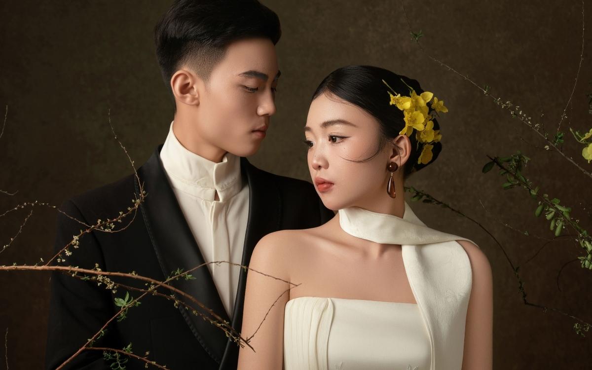終于拍到了讓全家人滿意的婚紗照   