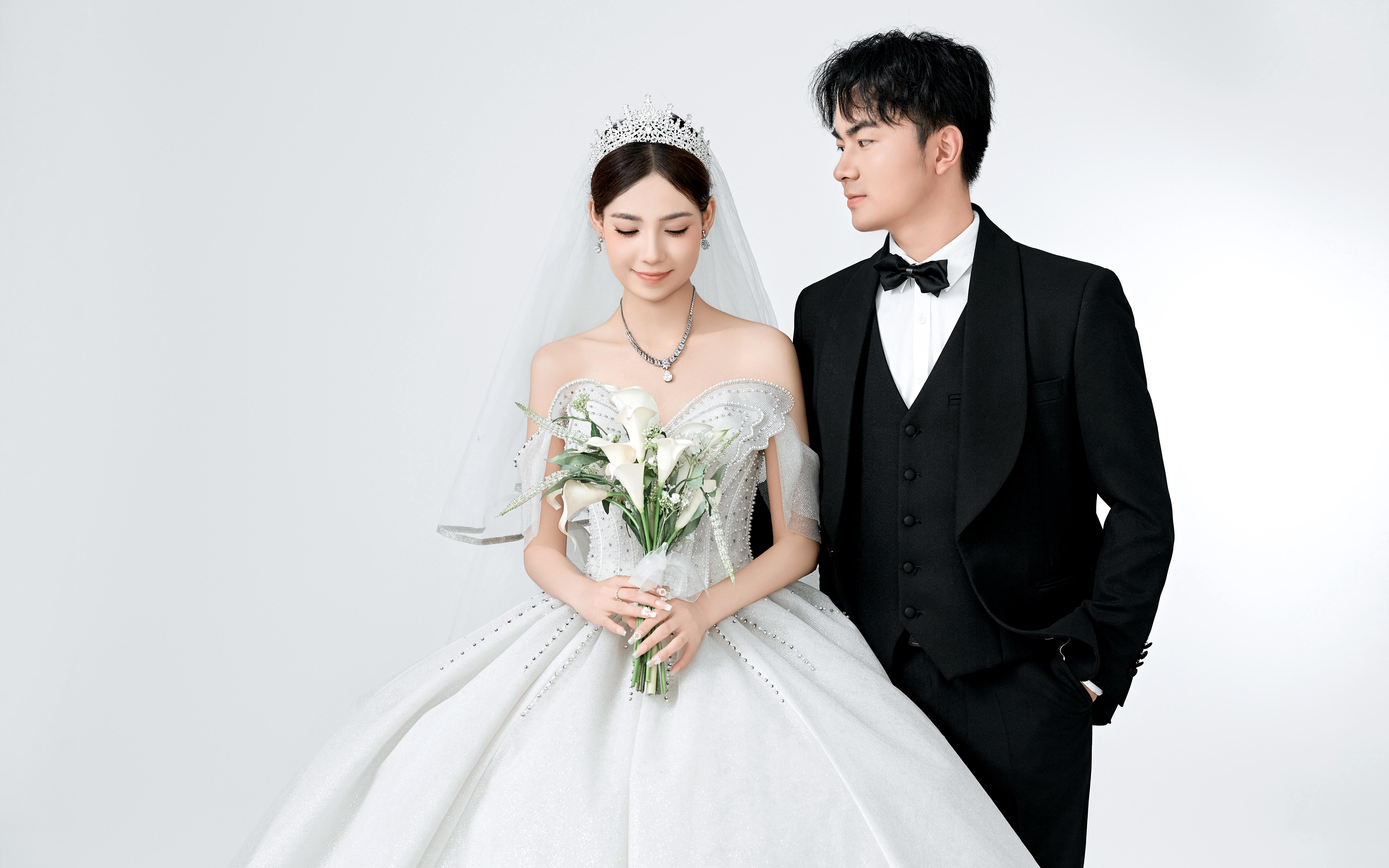 室内婚纱照客片