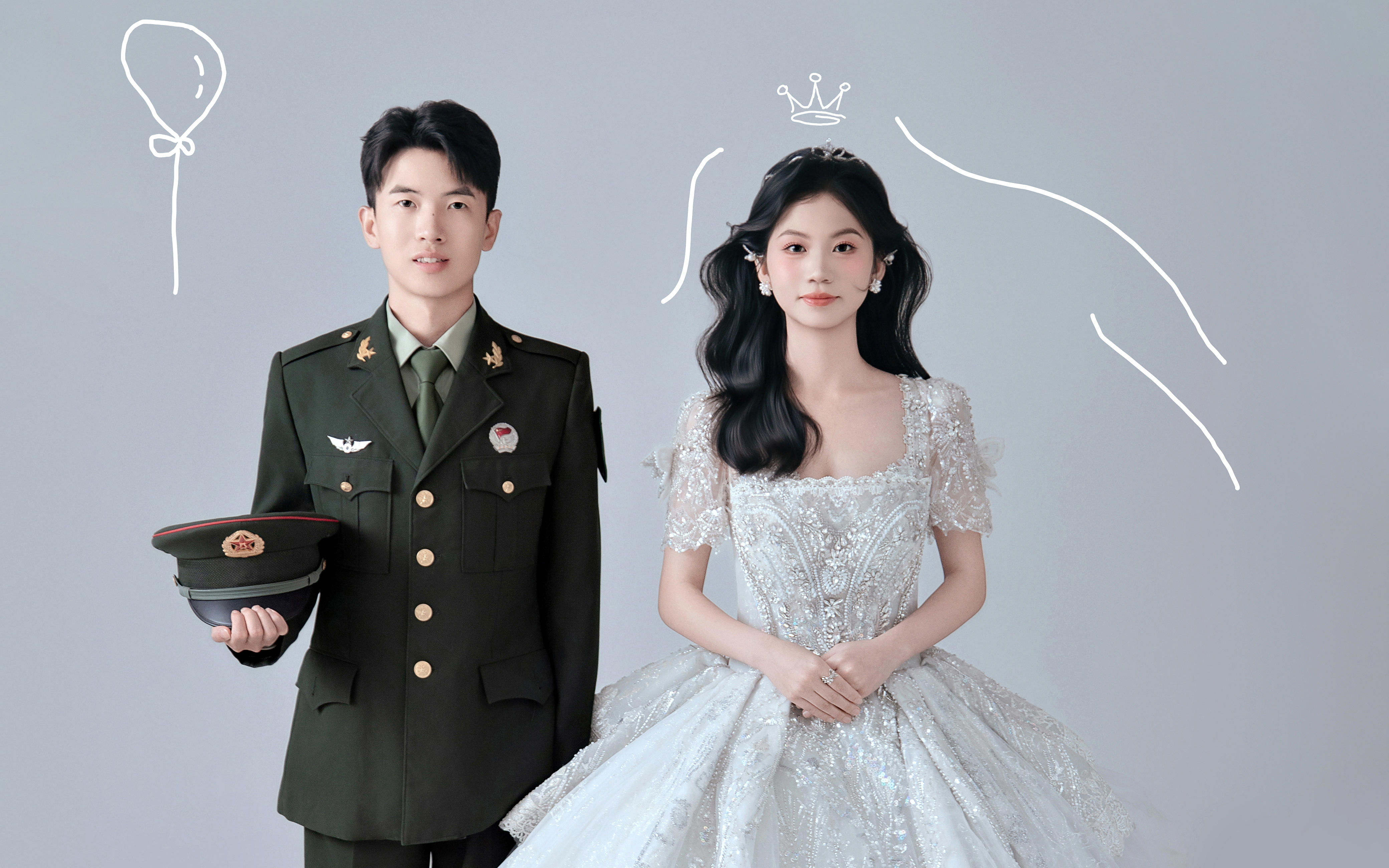 解鎖軍裝婚紗照的正確打開方式
