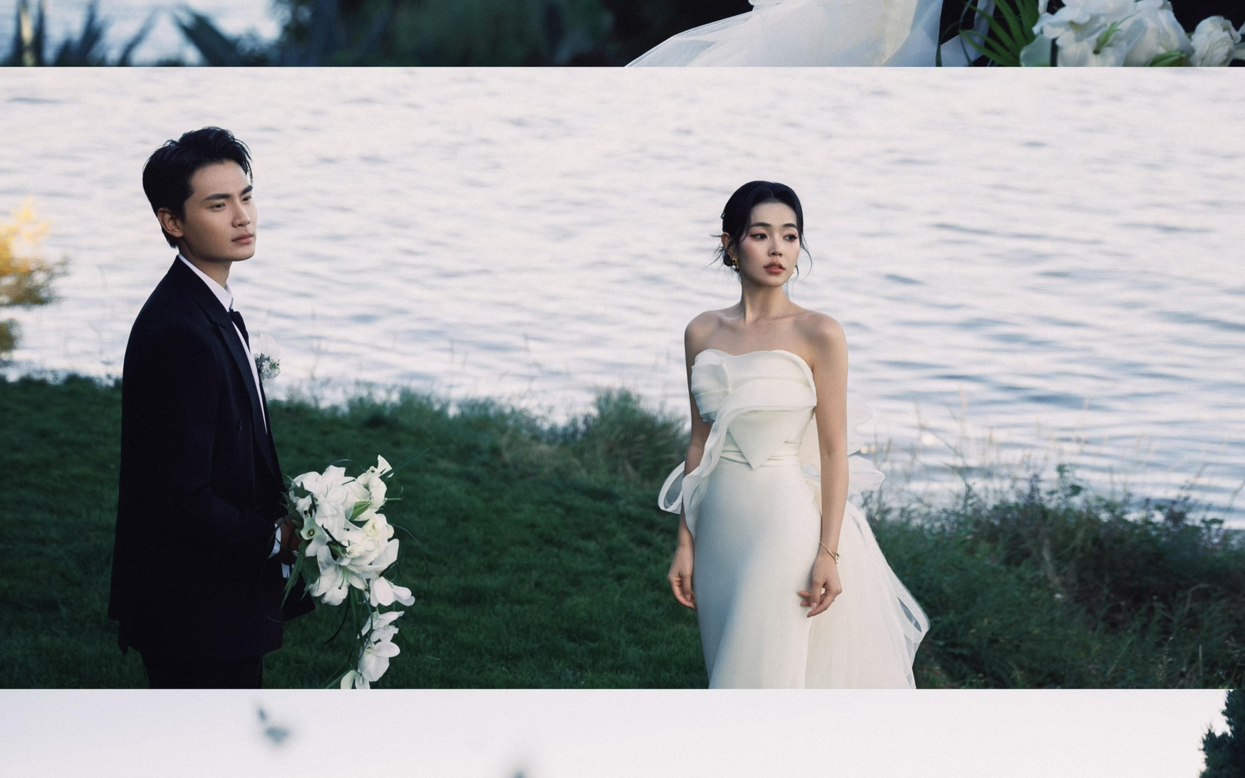 這組草坪婚紗照把“野生浪漫”焊在鏡頭里了