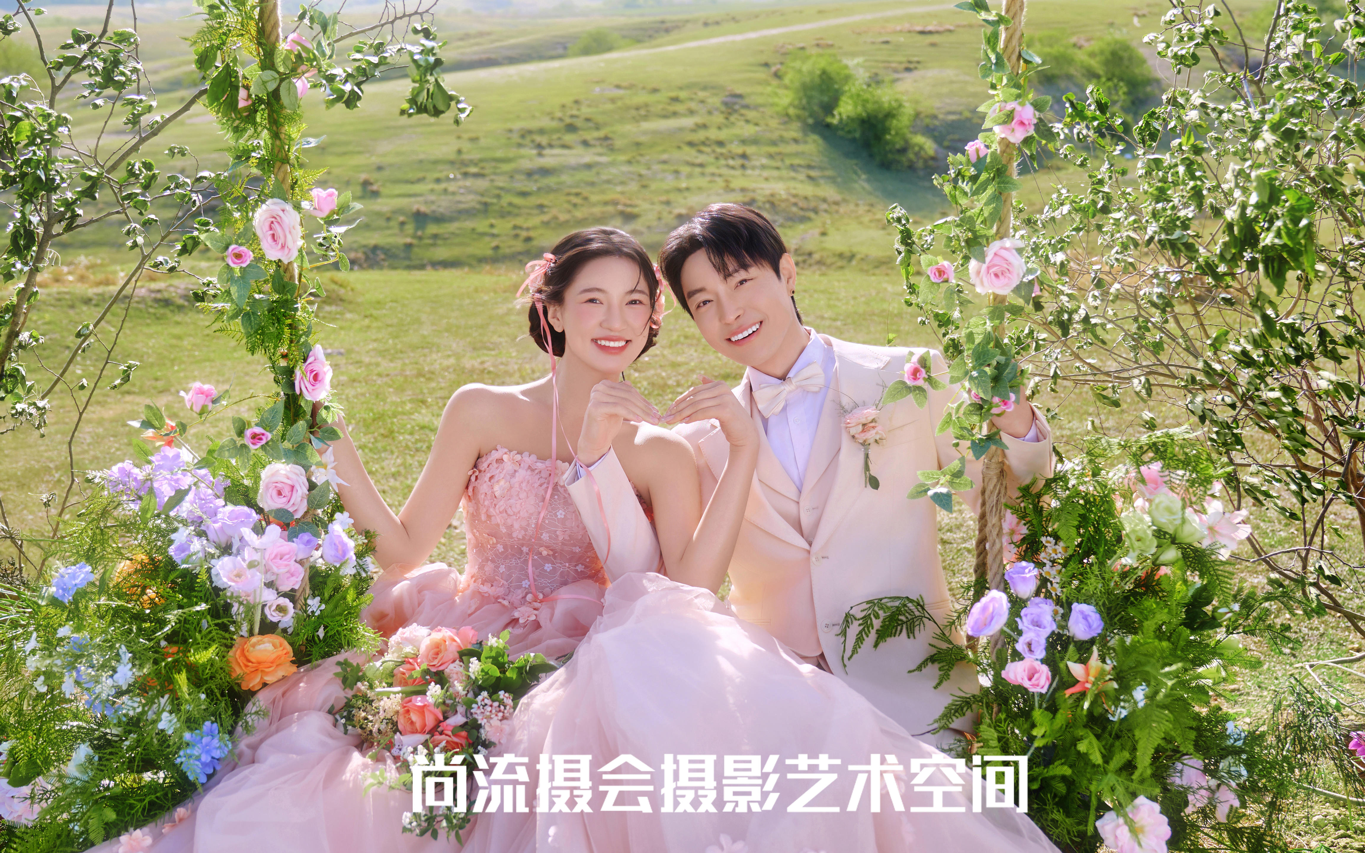 火爆全網(wǎng)的花仙子婚紗照