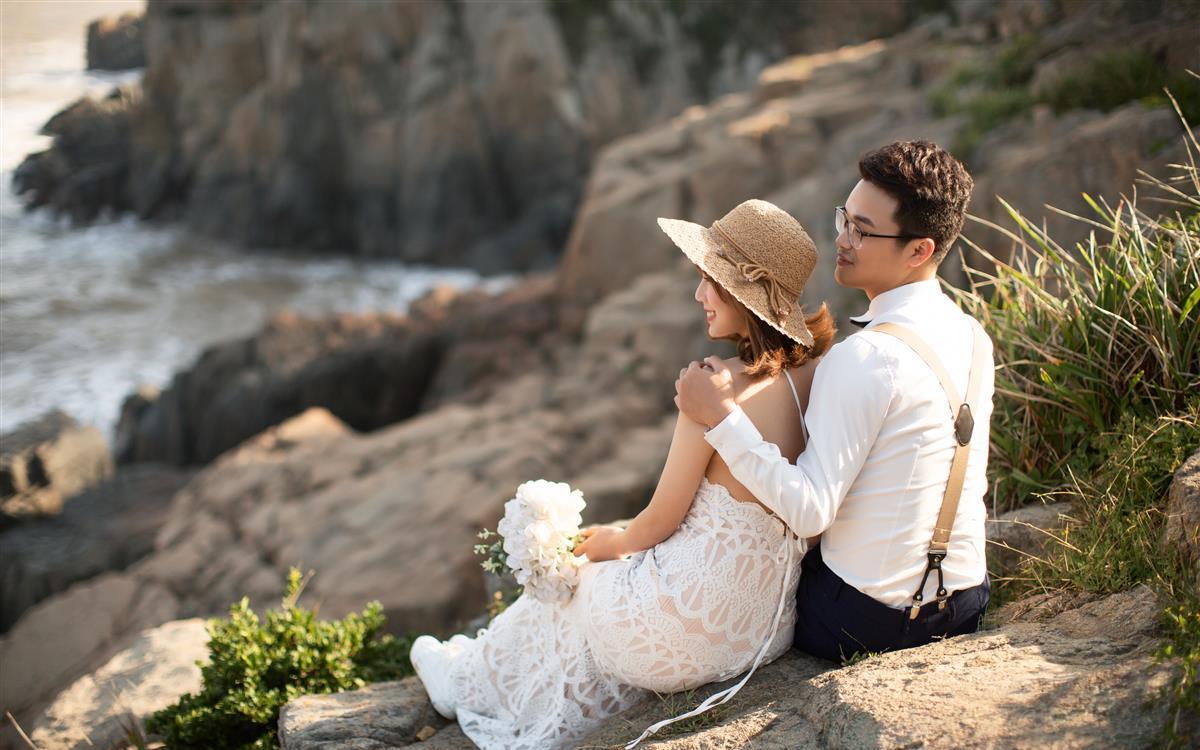 蒼南（巴黎婚紗）霧城海岸線+ins風(fēng)時(shí)尚攝影