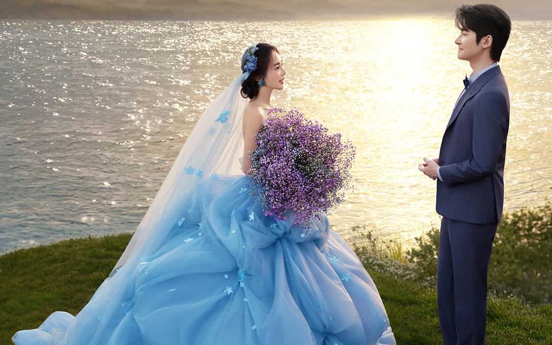 【西北龙摄影】氛围感夕阳花神婚纱照！