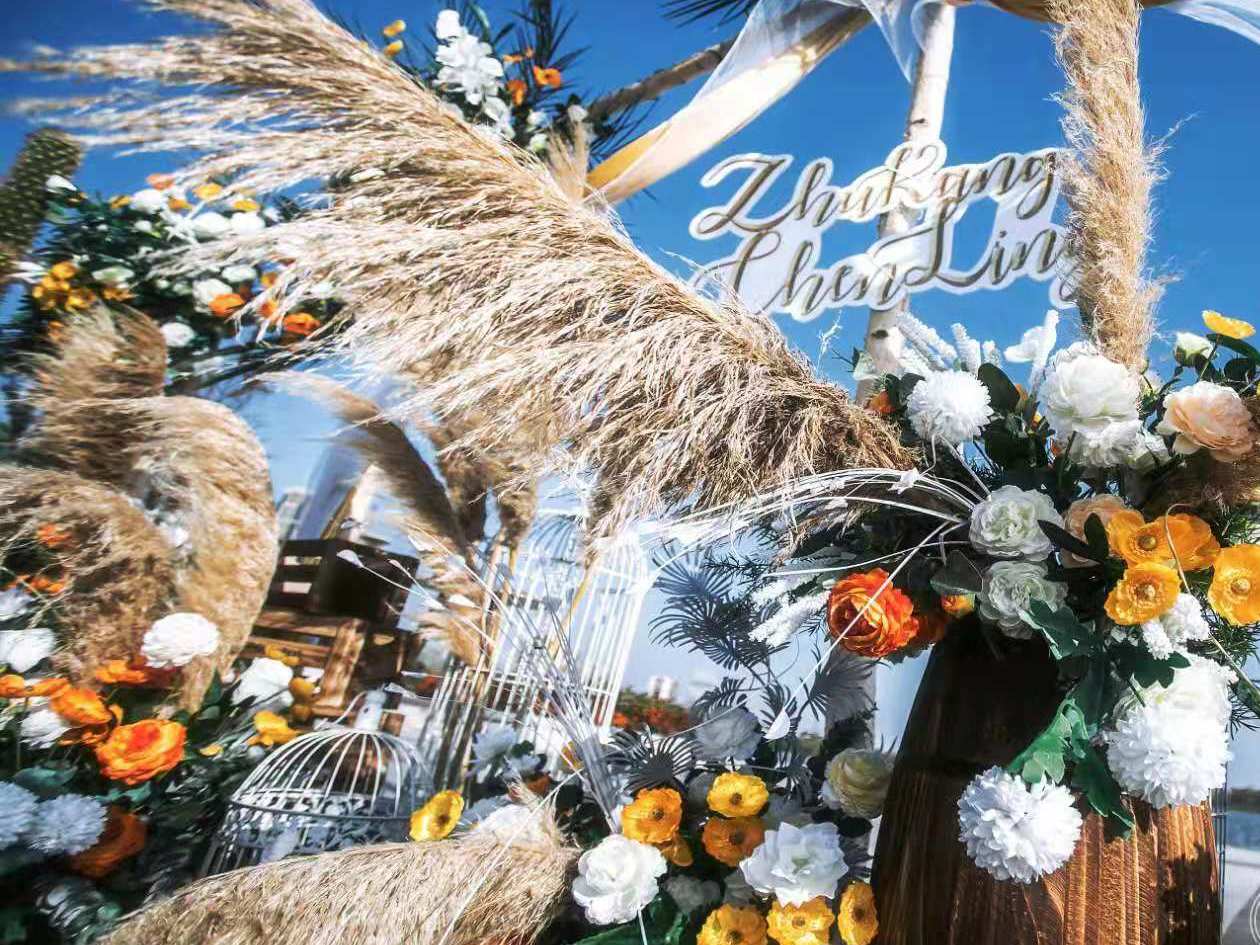 户外婚礼橙色婚礼简约婚礼