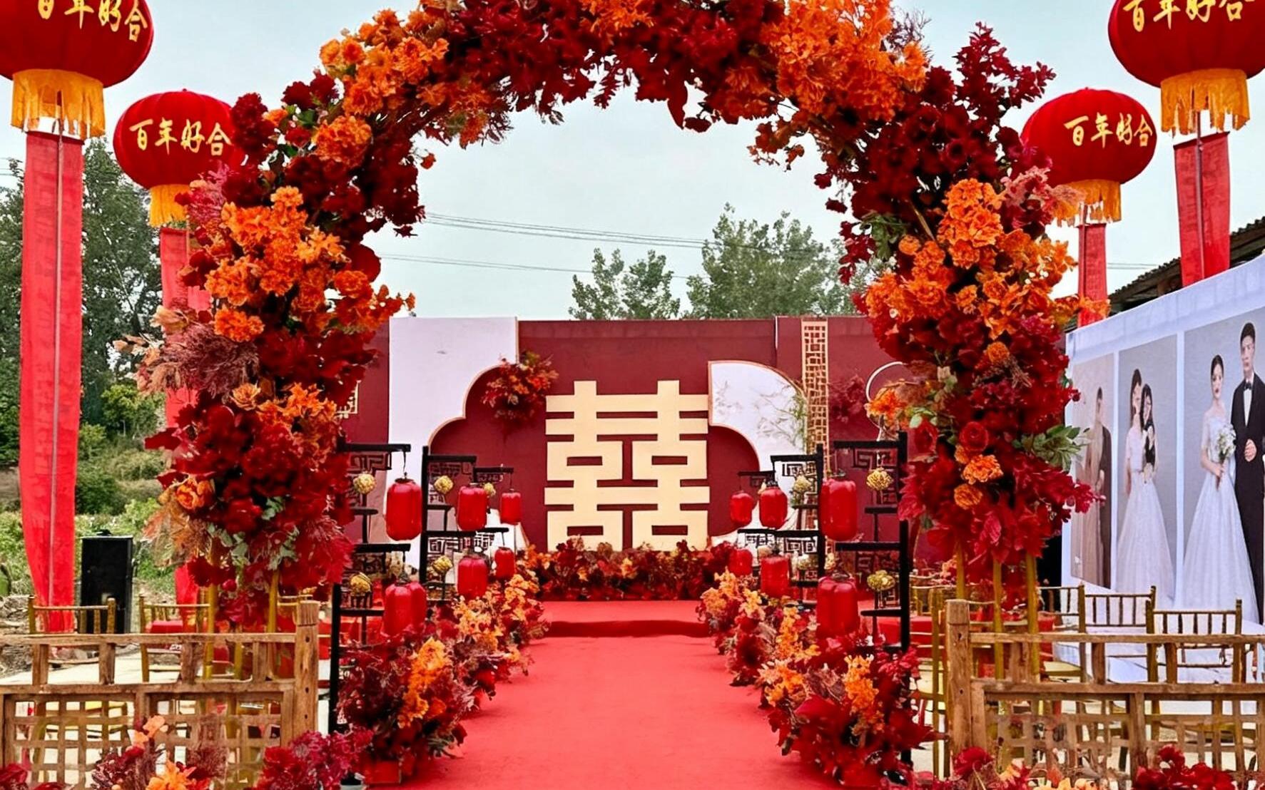 【紅妝】農(nóng)村小縣城的簡單農(nóng)村婚禮??