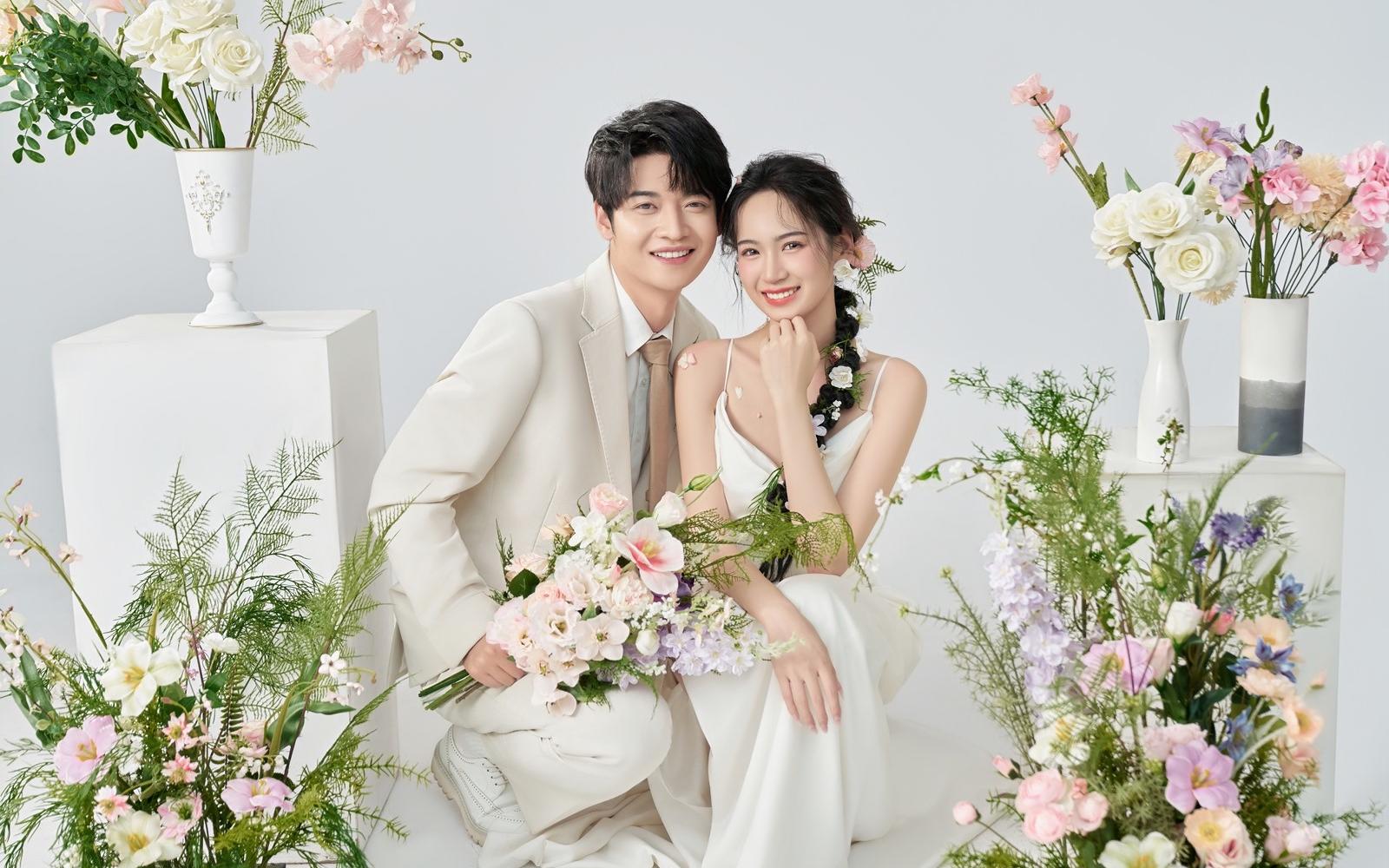 古希腊掌管氛围感的神❗️韩式小清新婚纱照