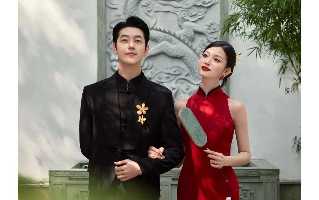 超有魅力的中式婚纱照