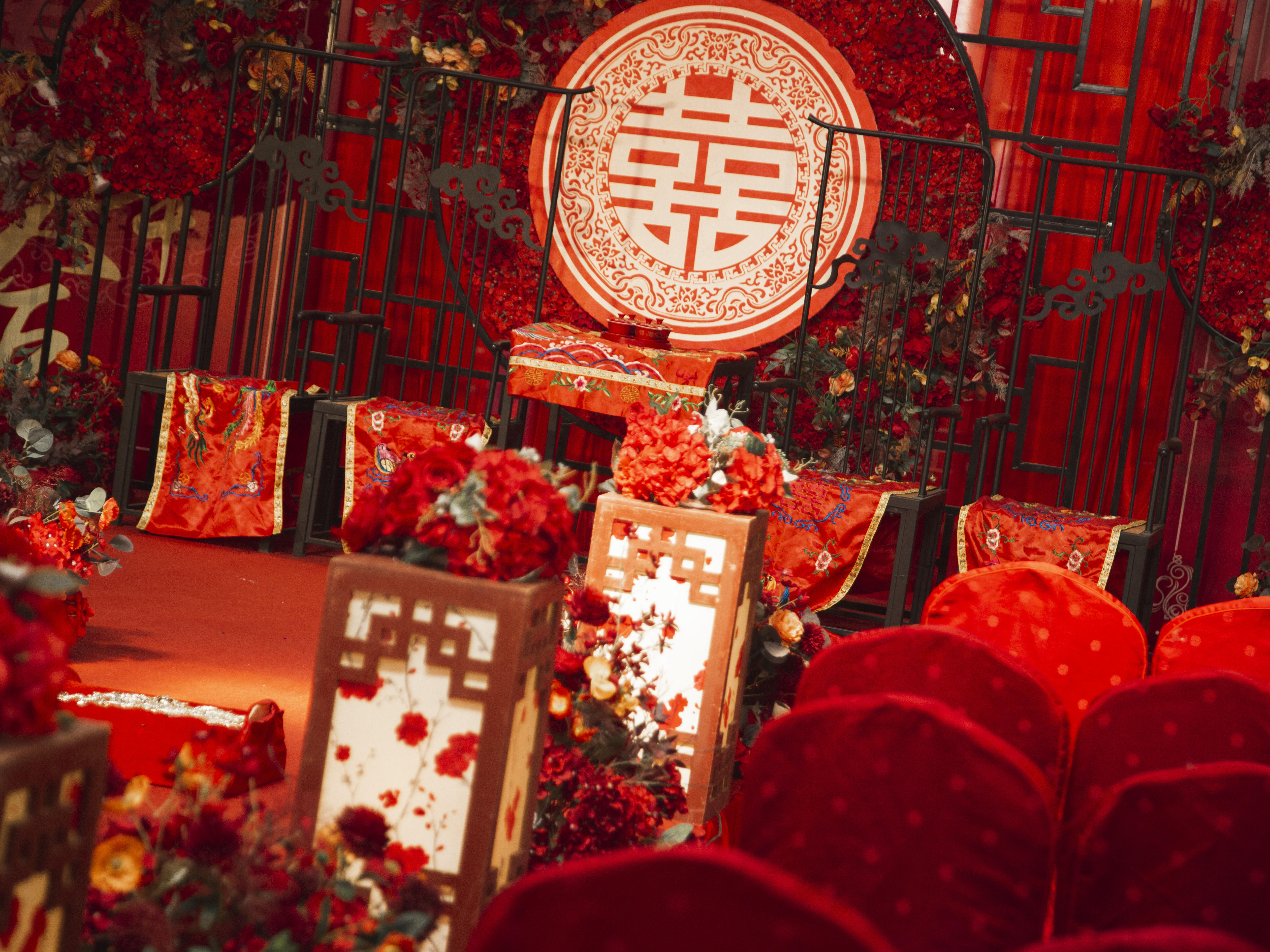 【万紫千红婚礼】简约红中式婚礼
