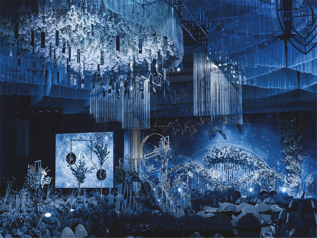 高端大气静谧蓝主题婚礼套餐