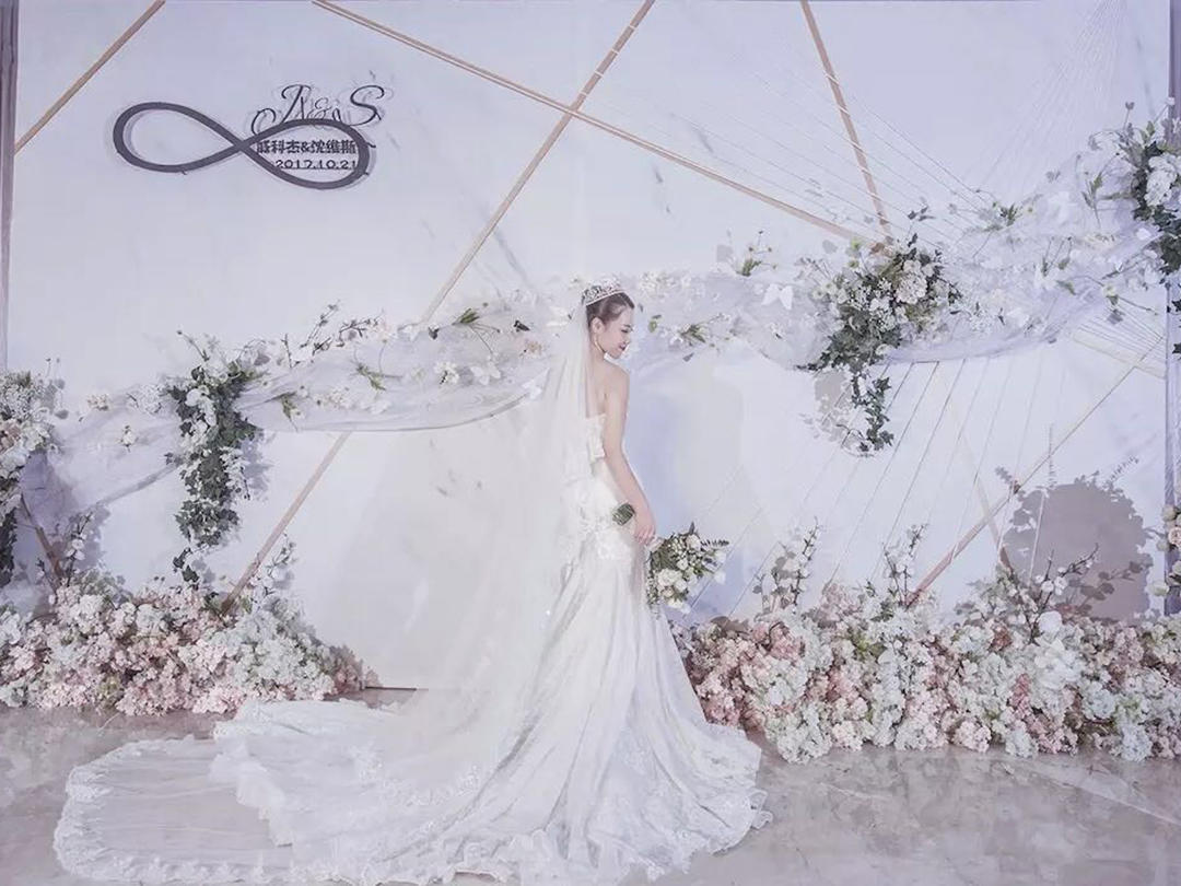 【桃夭】ins大理石风甜美婚礼--初心