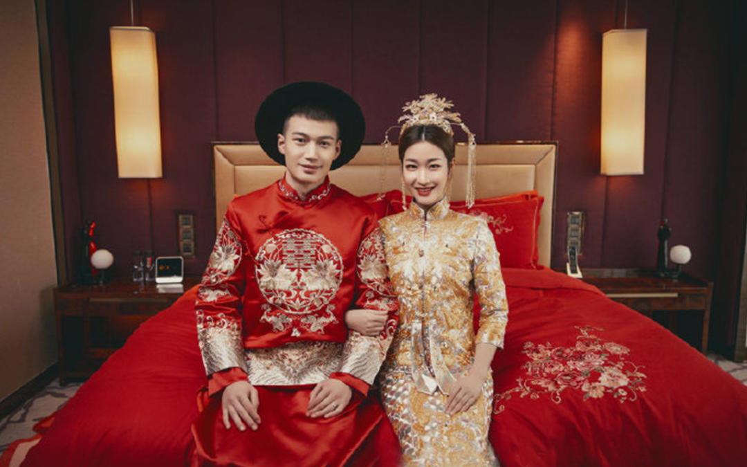 鸿运褂褂皇系列客户婚礼现场