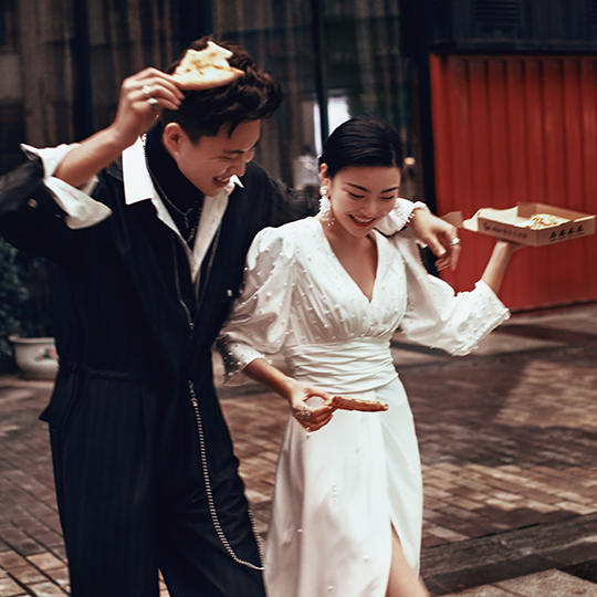 郴州洛菲摄影外景街拍婚纱照