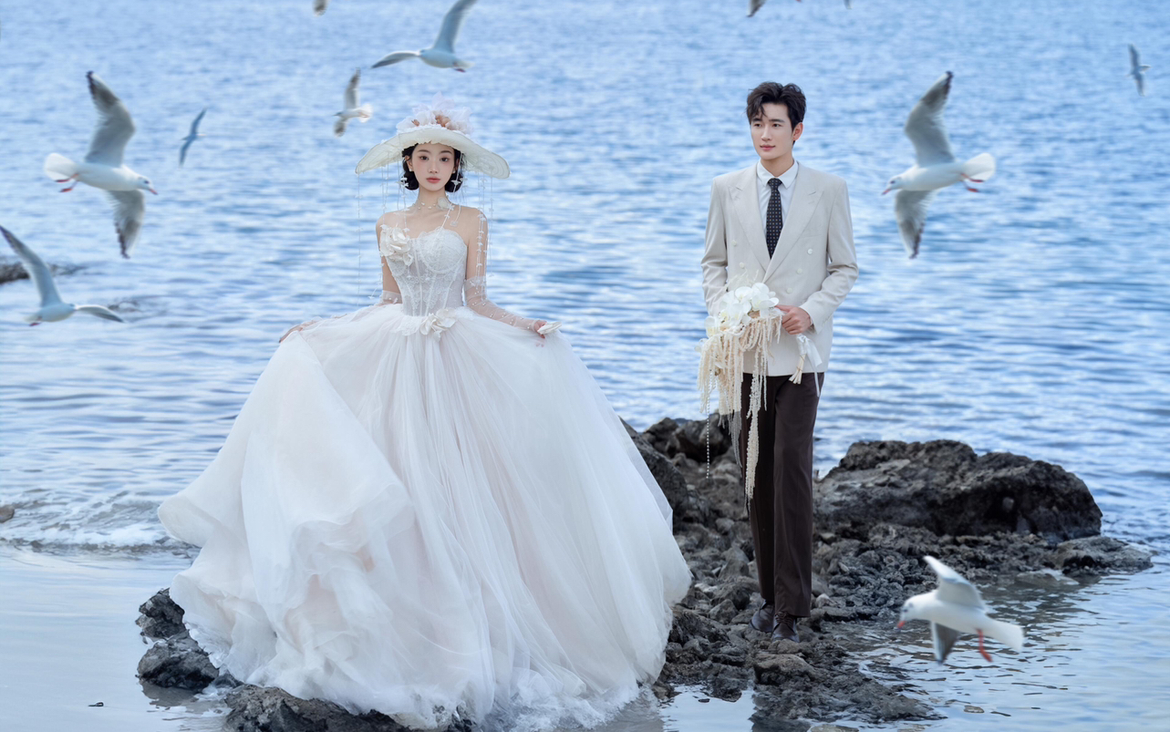 冬季限定海鷗婚紗照｜浪漫又有生命力
