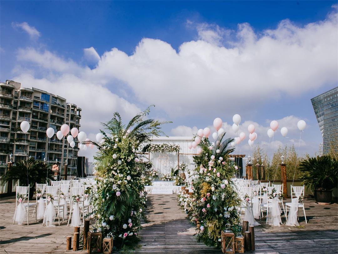 【唯一婚礼】户外/粉白色唯美婚礼