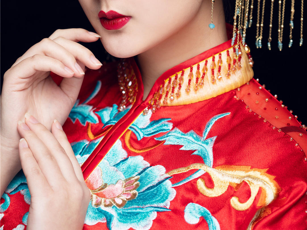 [MILA米拉婚纱]新款中式-韶华蝶梦