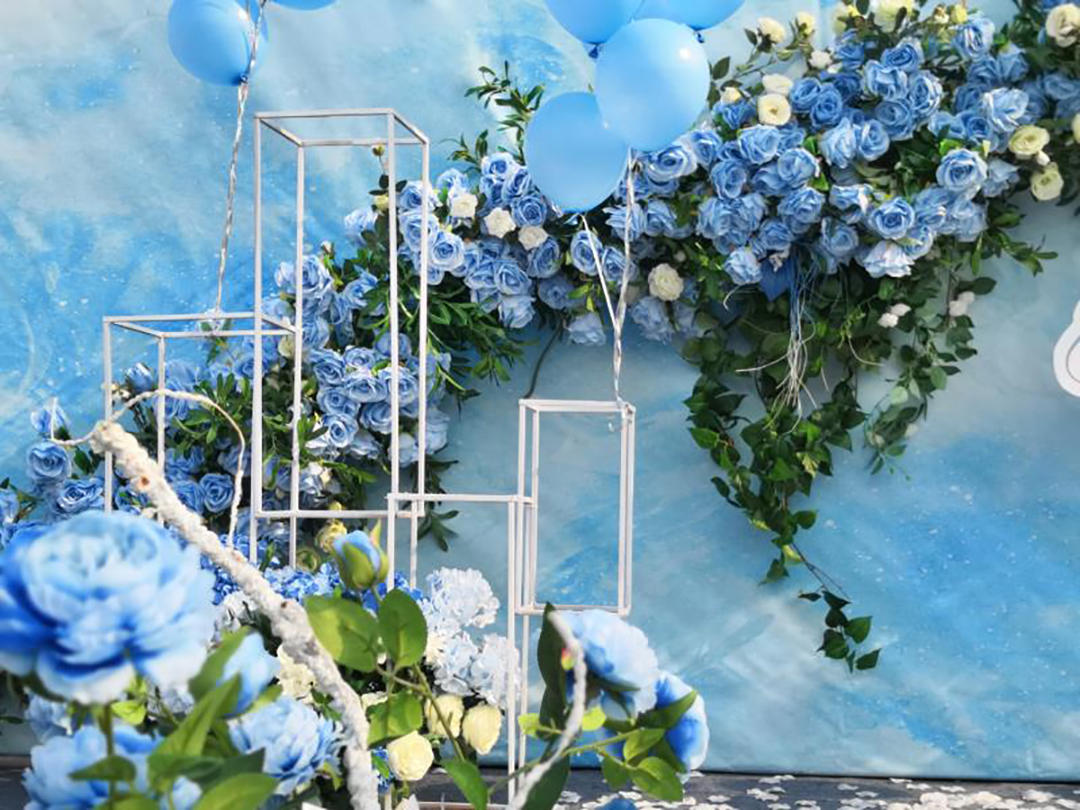 【艺空间婚礼】户外蓝白色系小清新婚礼《浅语》