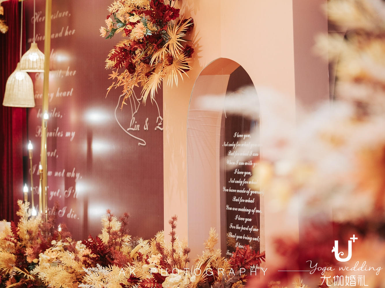 【尤伽婚礼】--泰式深红色婚礼