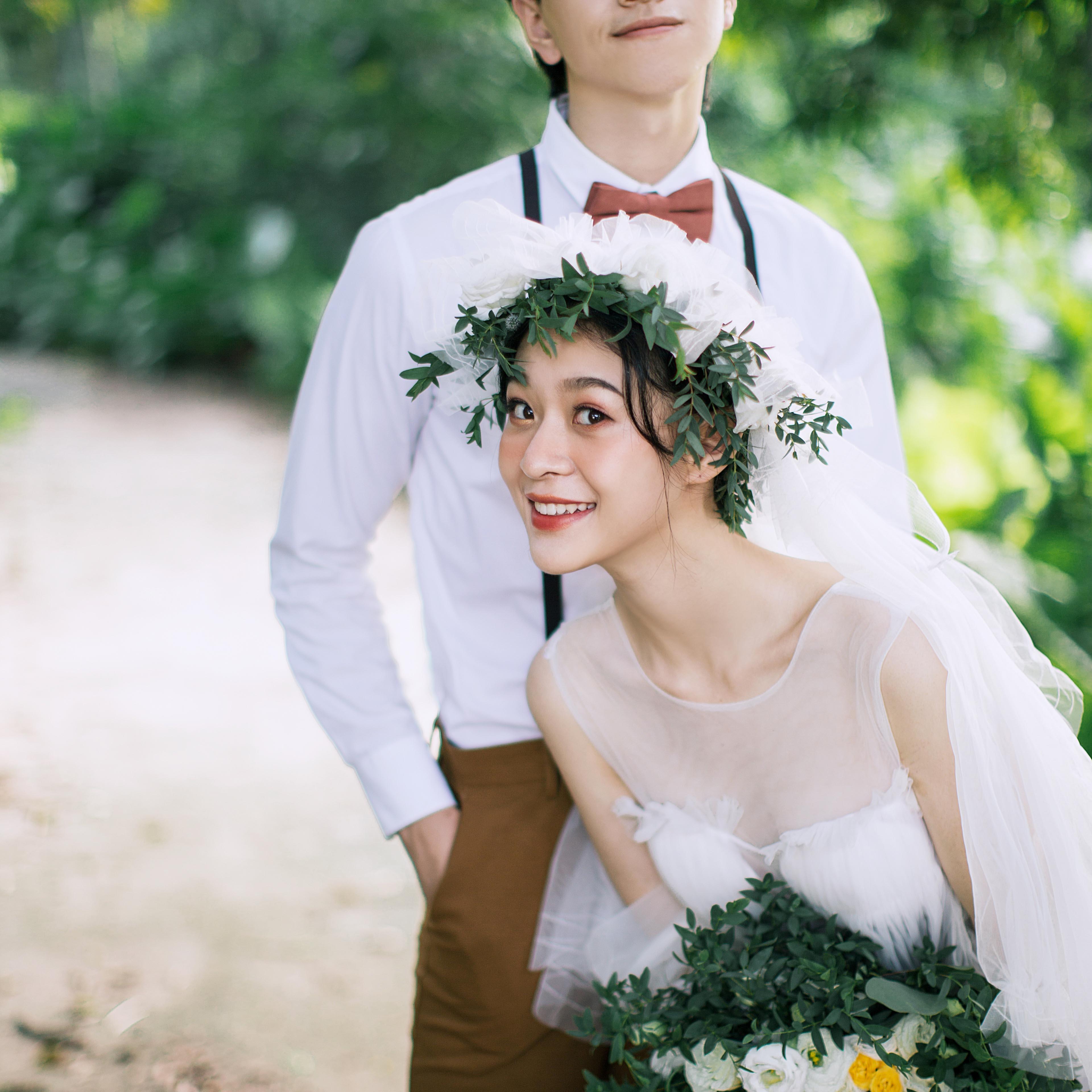 森系婚纱照| 甜美     