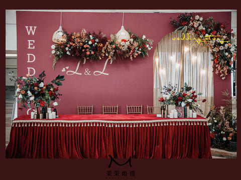#MOMO婚礼#红色系主题婚礼套餐