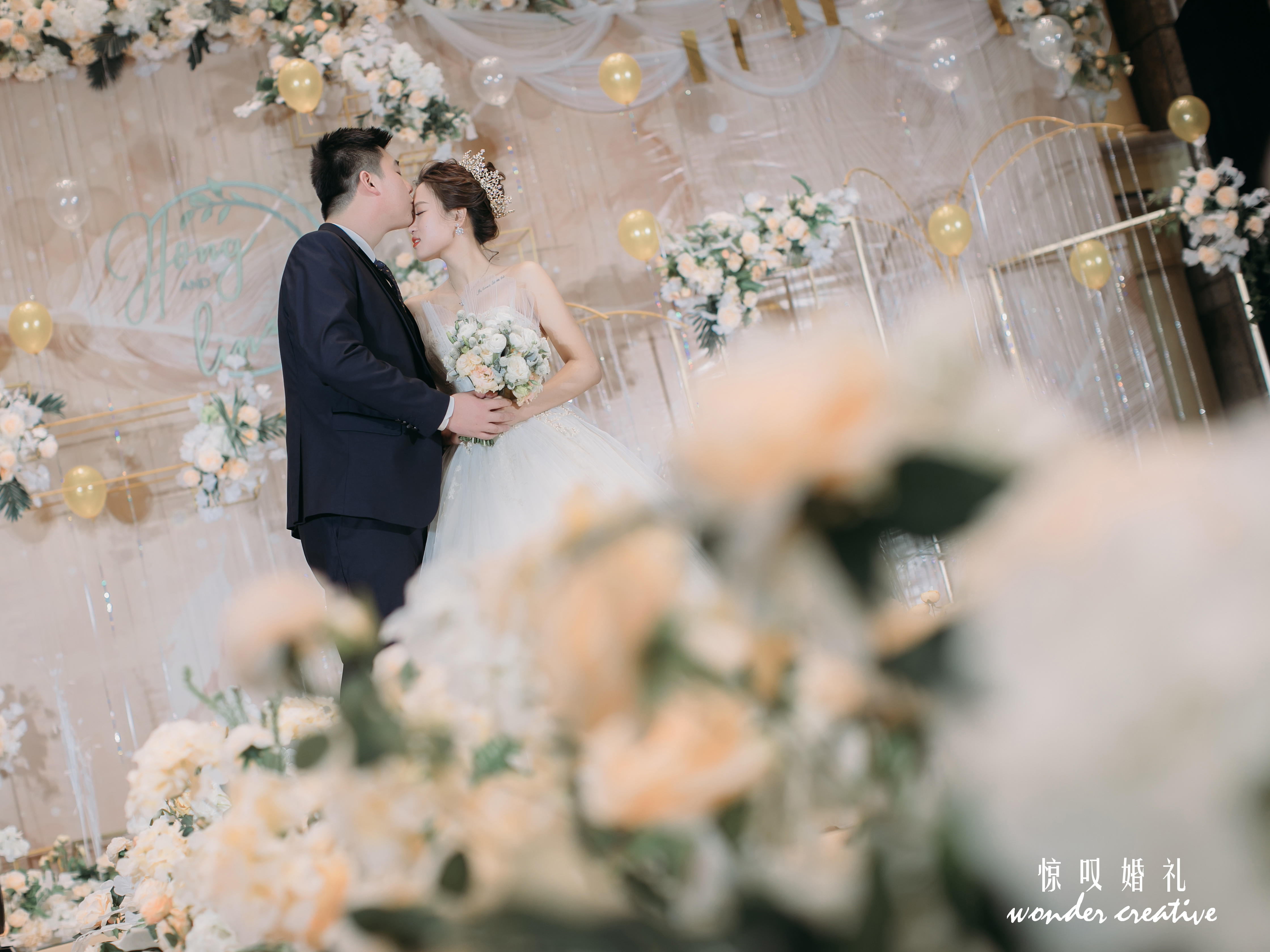 【惊叹婚礼】梦幻香槟粉色少女婚礼